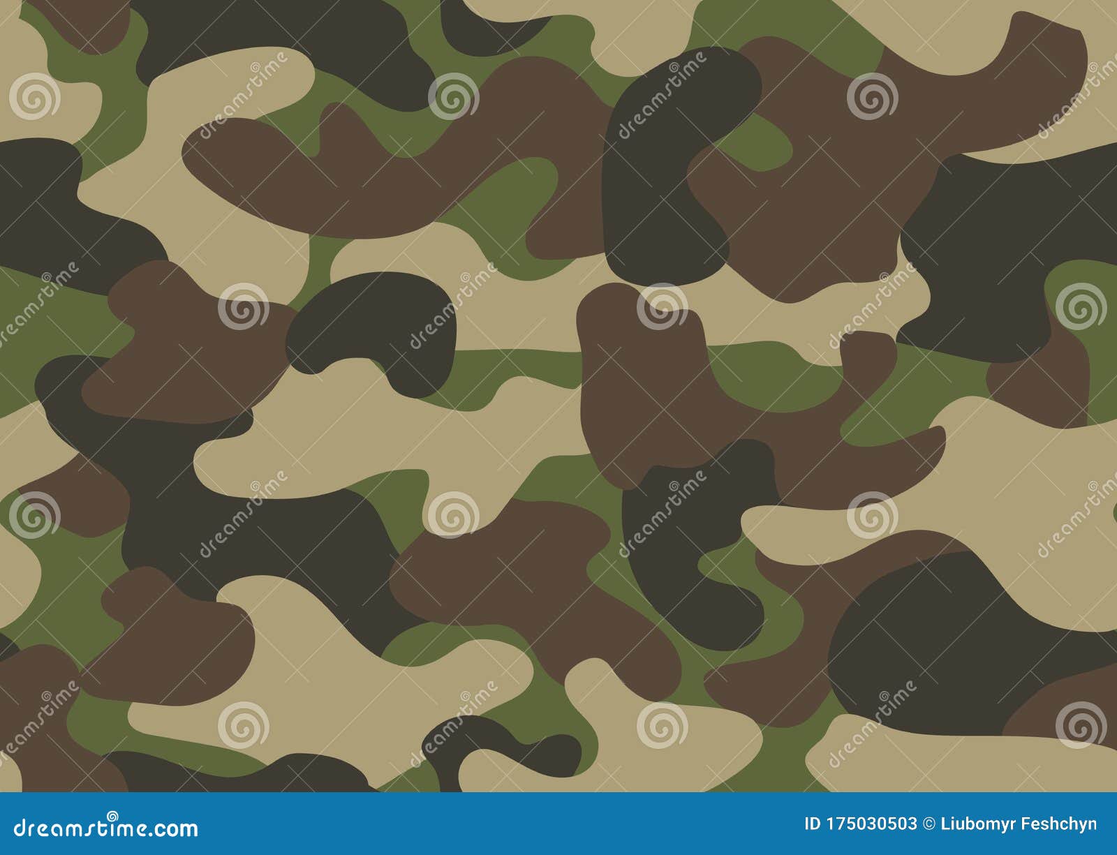camouflage seamless pattern. abstract military or hunting camouflage background. classic clothing style masking camo