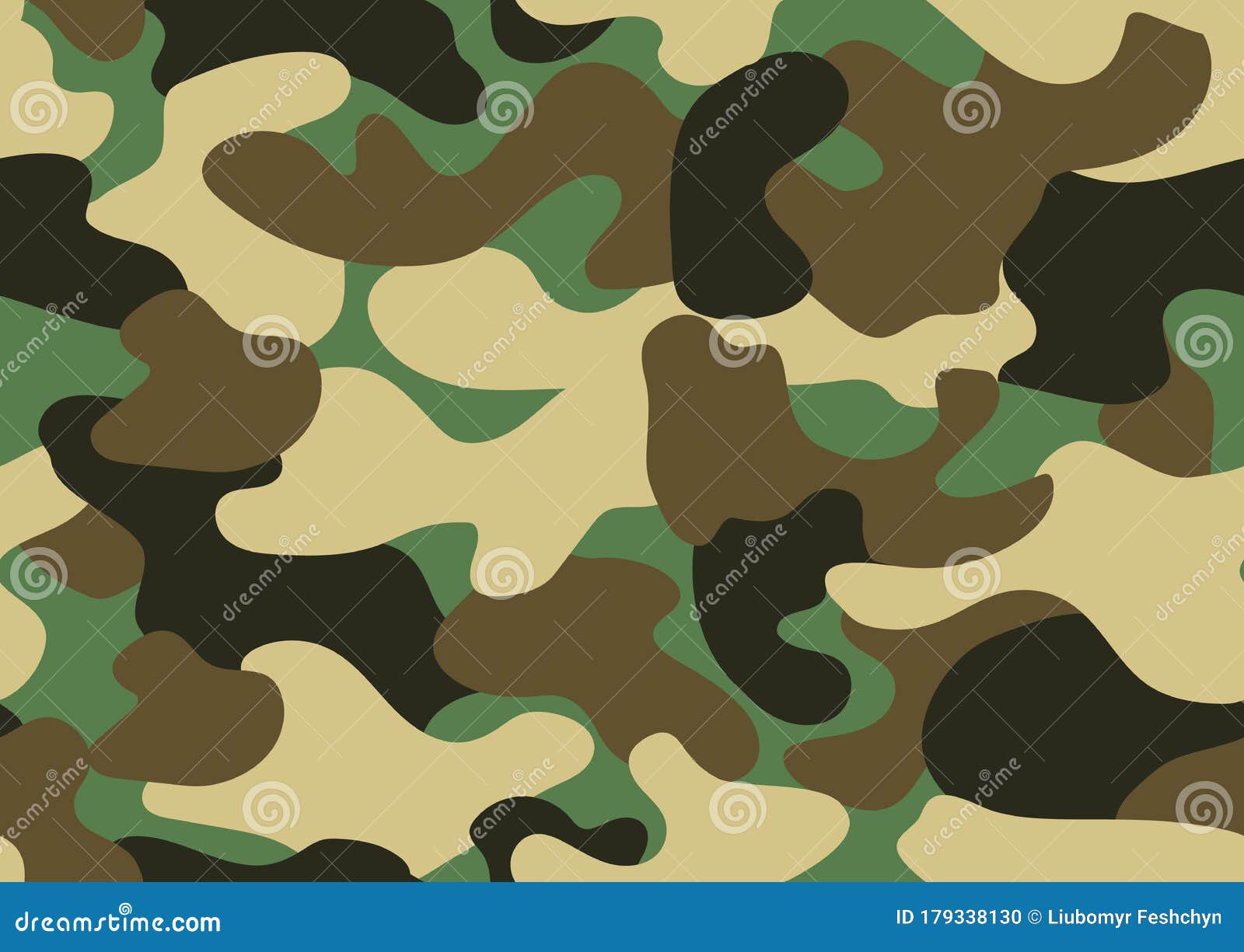 Camouflage Seamless Pattern Abstract Military Or Hunting Camouflage Background Classic Clothing Style Masking Camo Stock Vector Illustration Of Cami Green 179338130