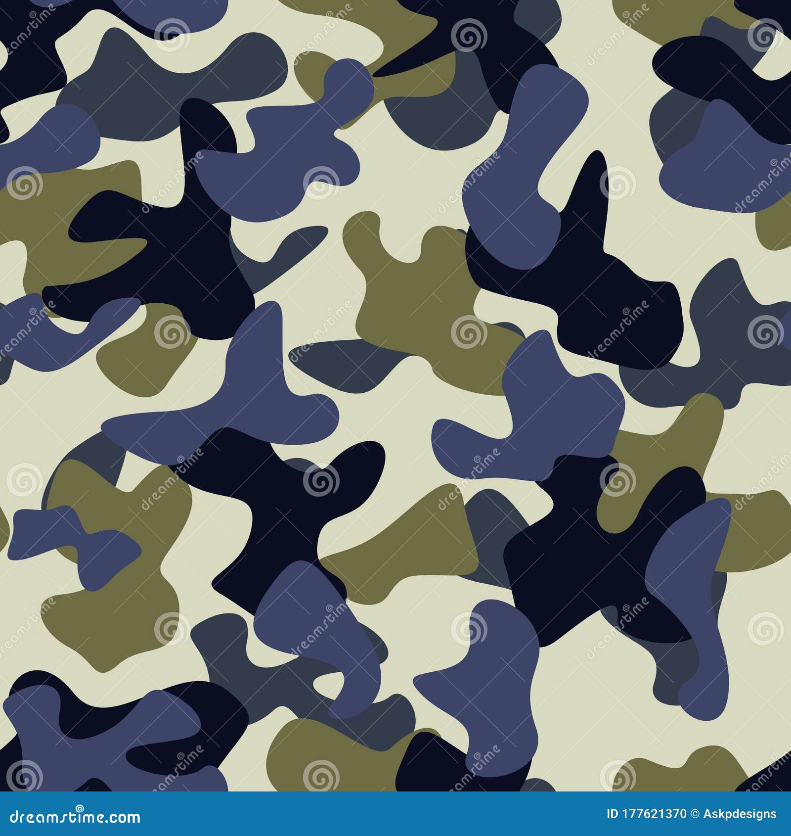 camouflage seamless tillable pattern