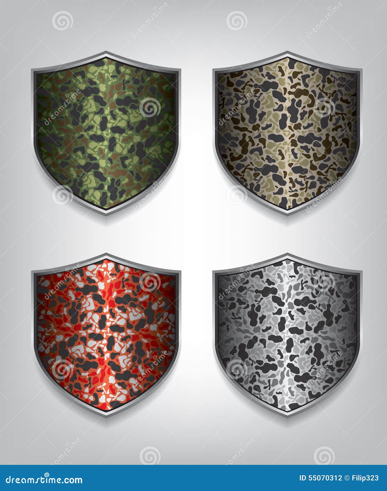 Paintball Shield Cartoon Vector 48892157