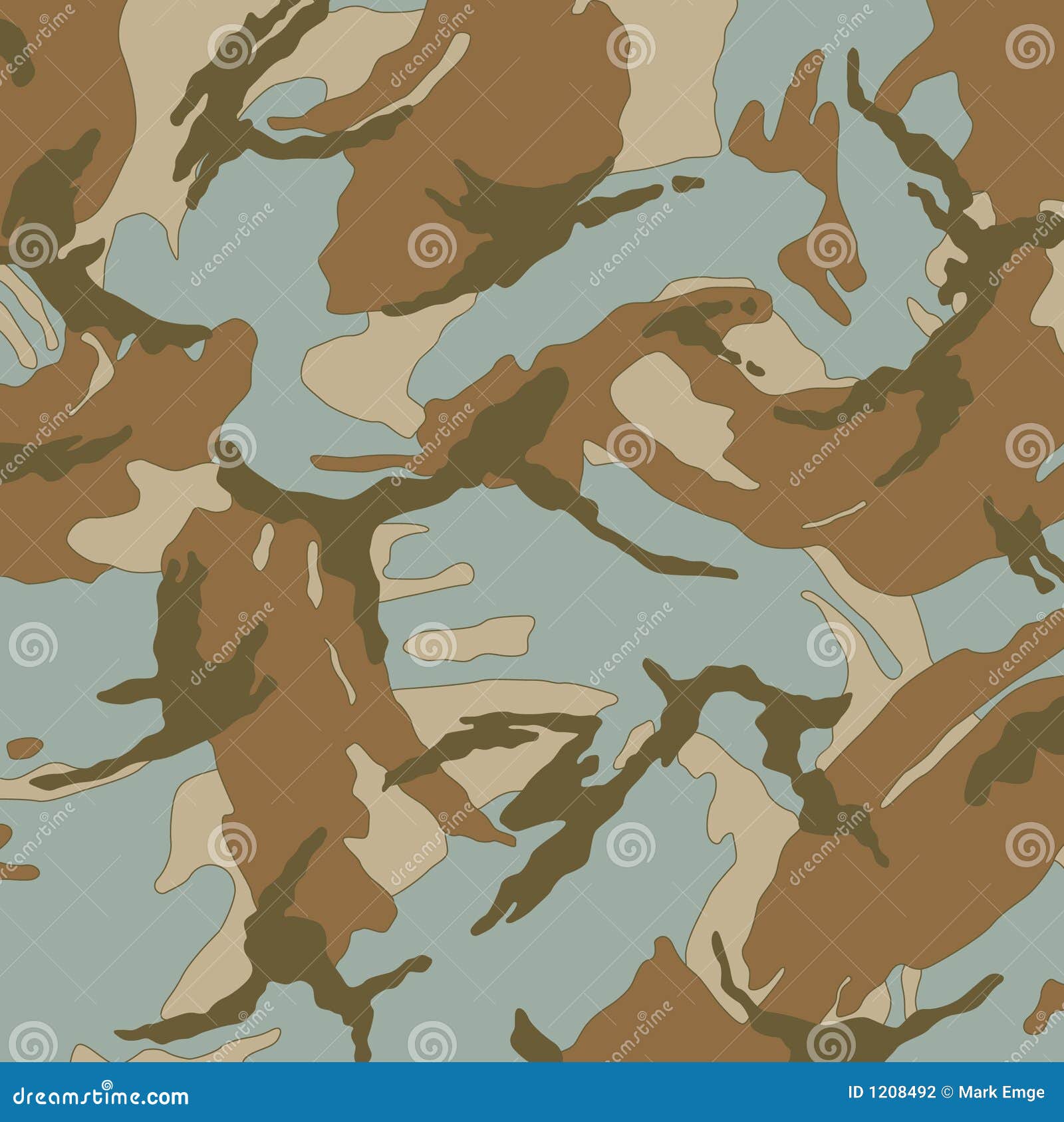 Camouflage Vector Pattern 2 Stock Photography - Image: 1208492