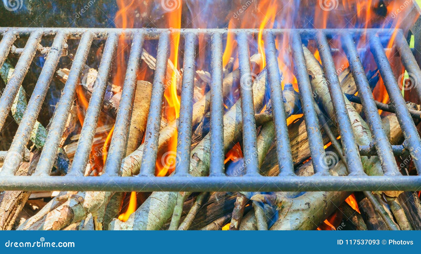 Camp Fire in Pit at Campsite Stock Image Image of survival, summer