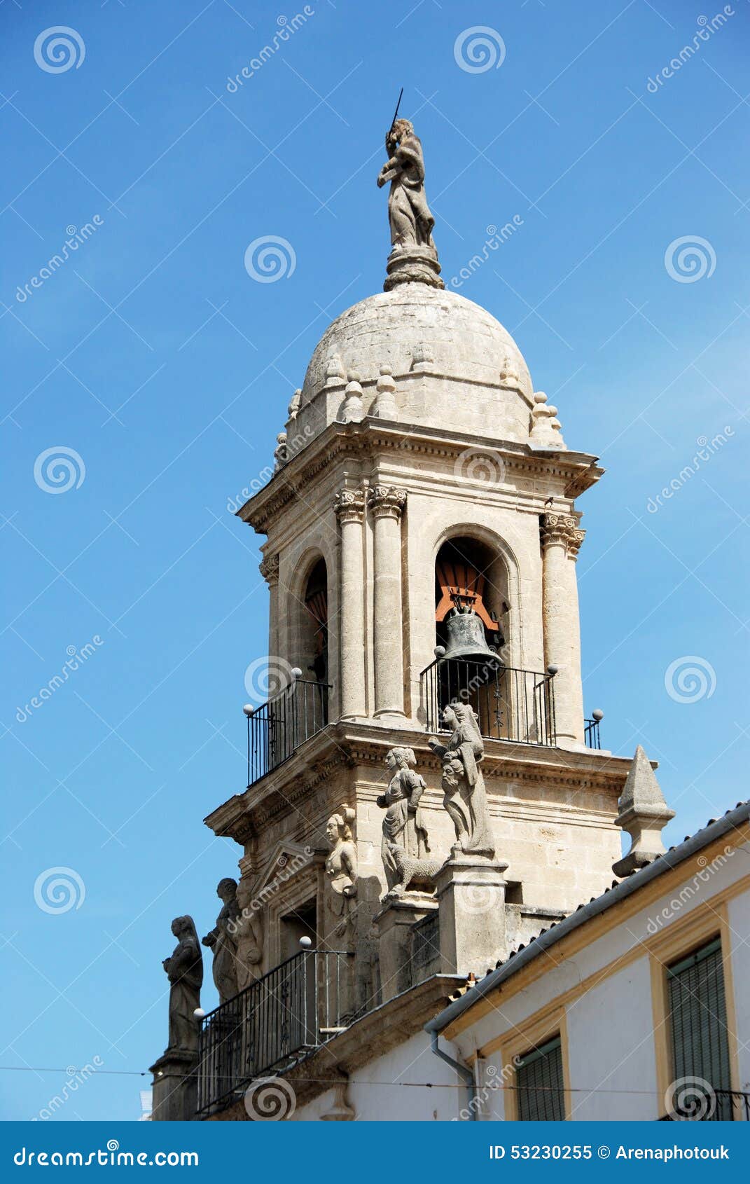 Campanario De La Iglesia, Priego De Córdoba Imagen de archivo - Imagen de  iglesia, europeo: 53230255