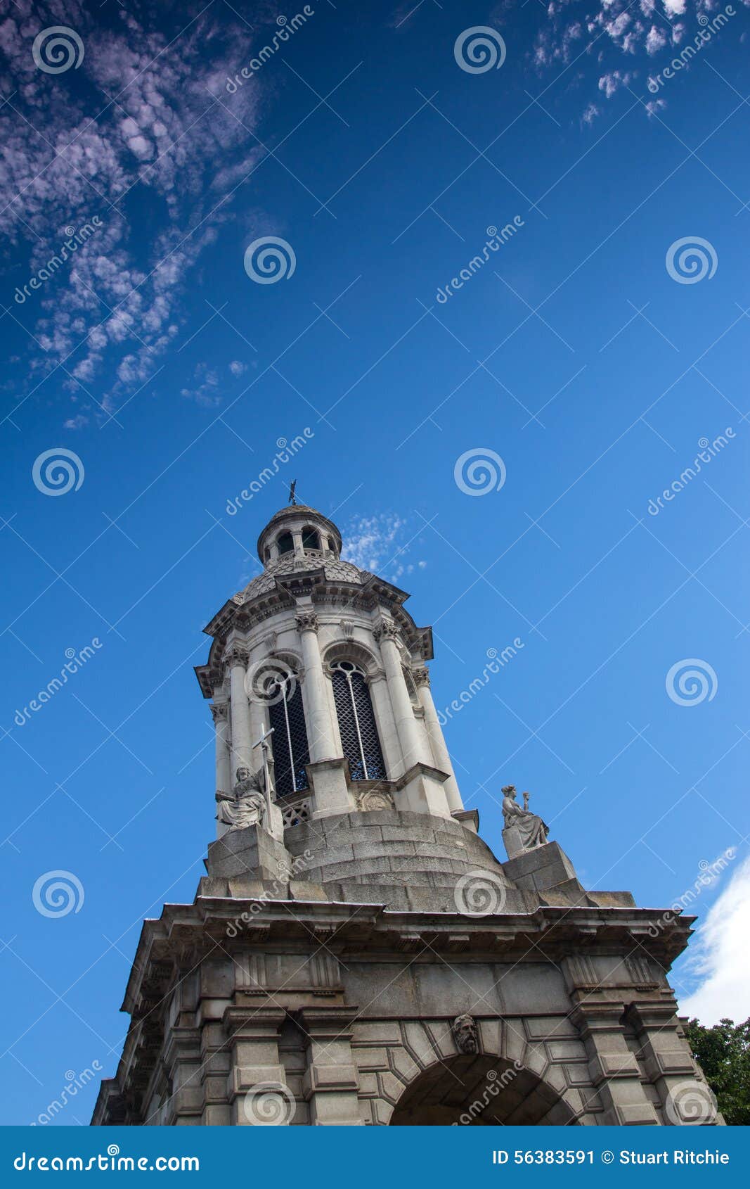 campanile monument, trinity college dublin