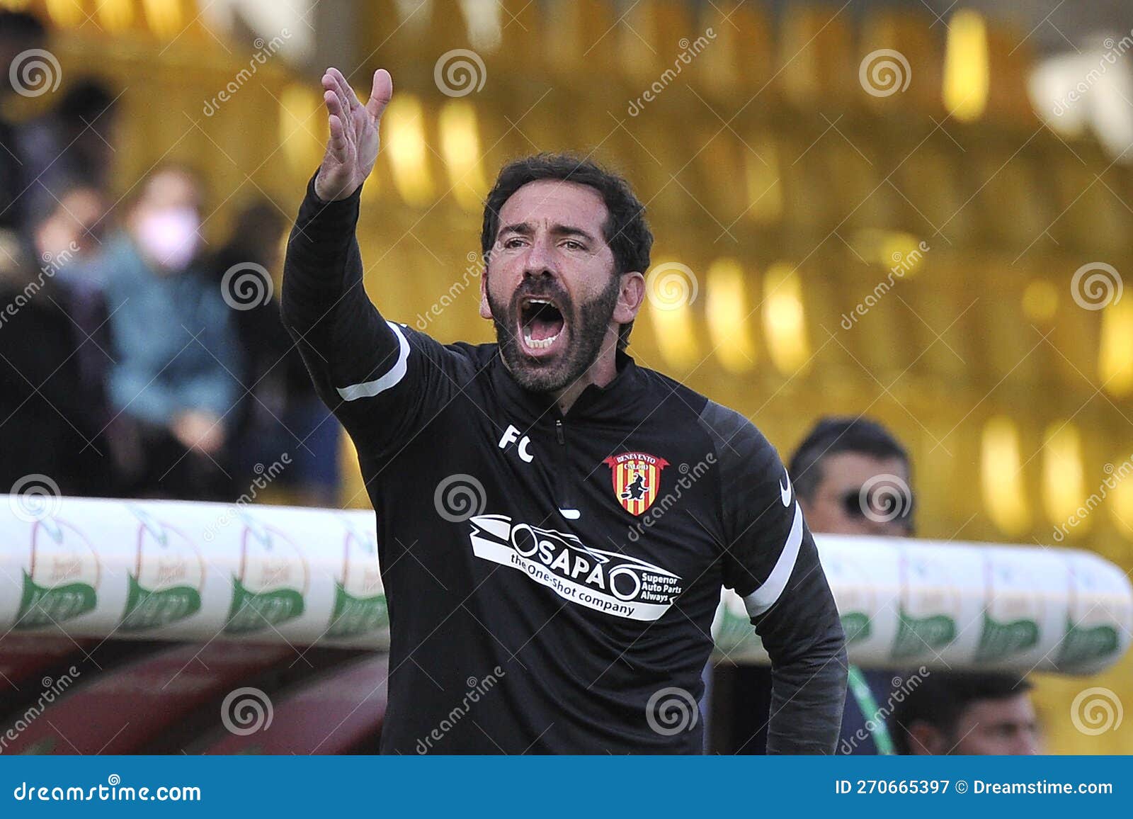 Campeonato Italiano Serie B Entre Benevento Vs Brescia Imagem de