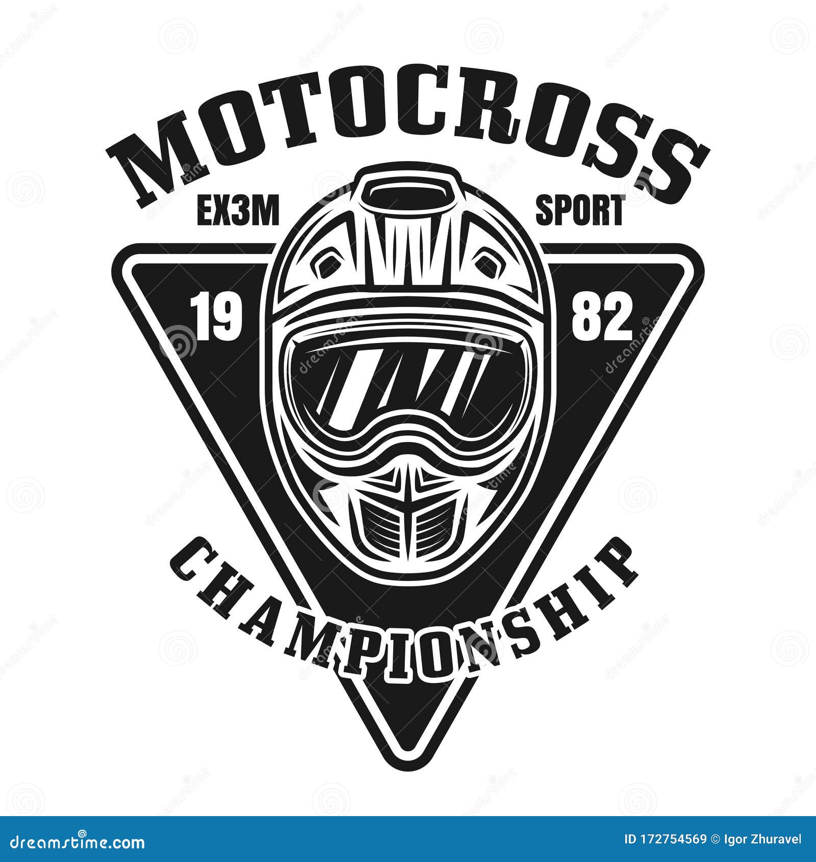 Silhouettes rider participa do campeonato de motocross em fundo branco