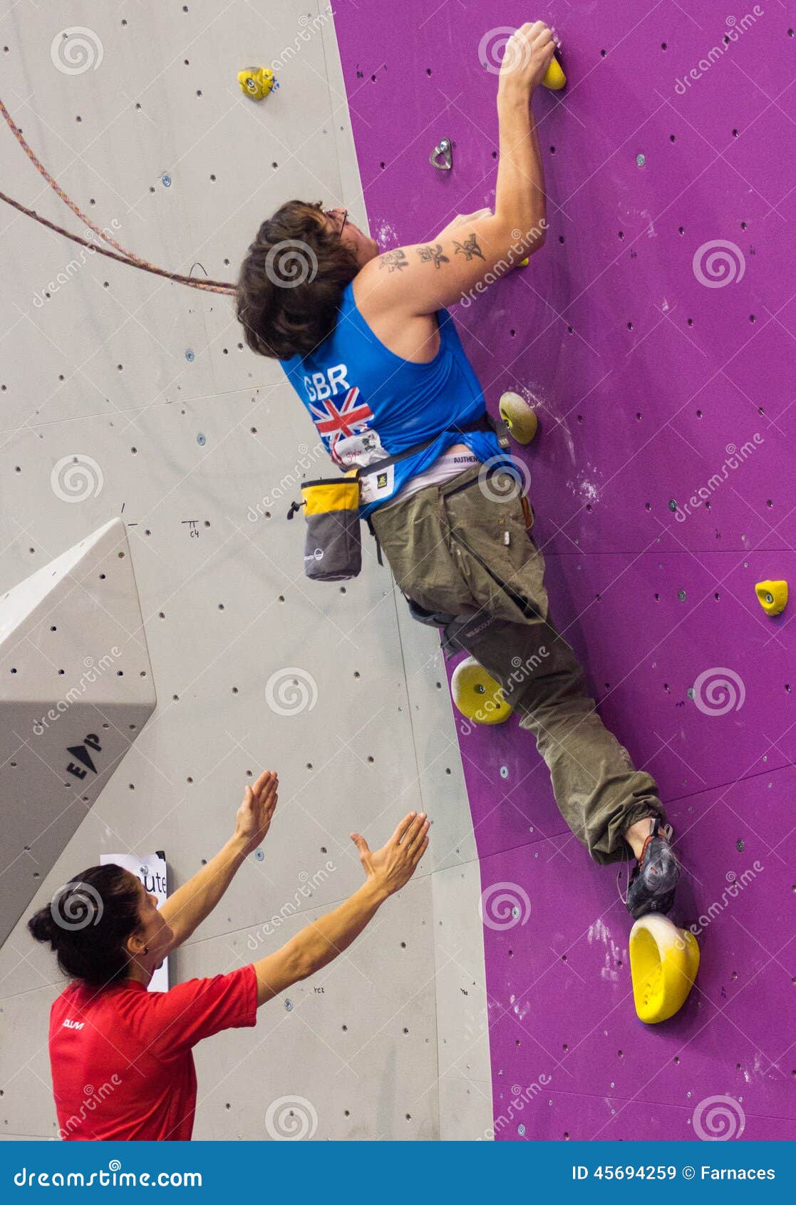 Campeonato Mundial De Escalada Imagem de Stock Editorial Imagem de