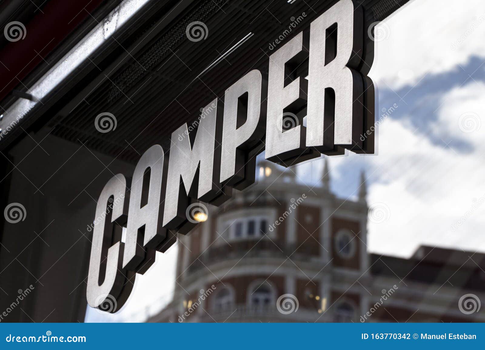 Camper Logo on Camper Store Editorial Photography - Image of spanish ...