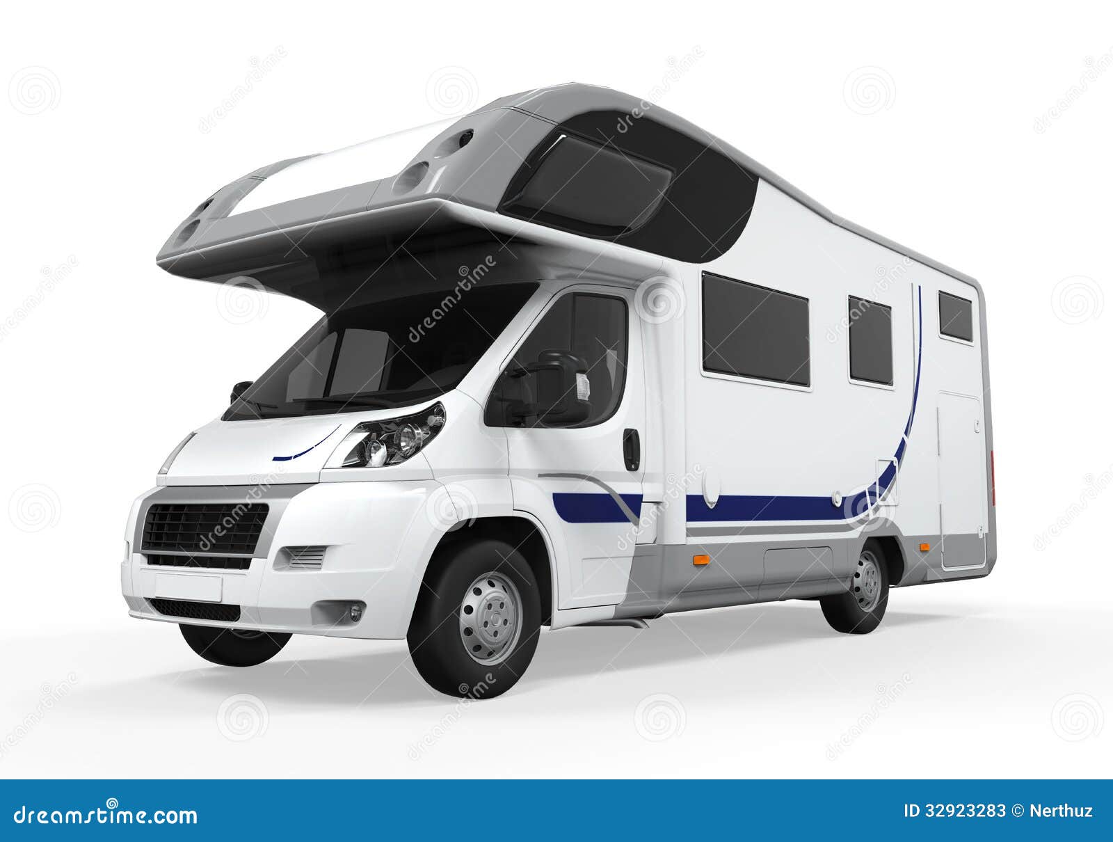 Camper Van Isolated Stock Photos - Image: 32923283