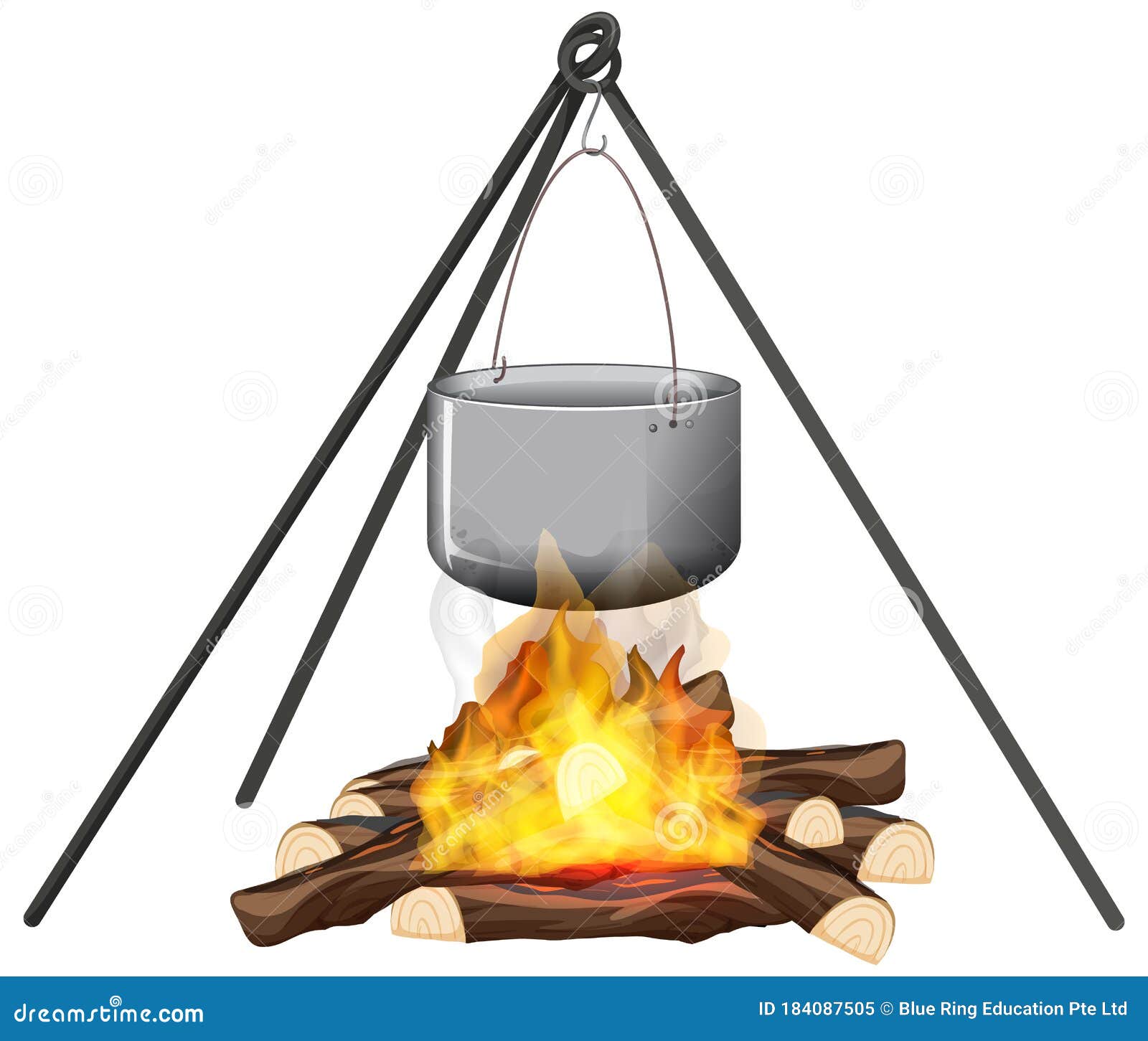 campfire cooking clipart