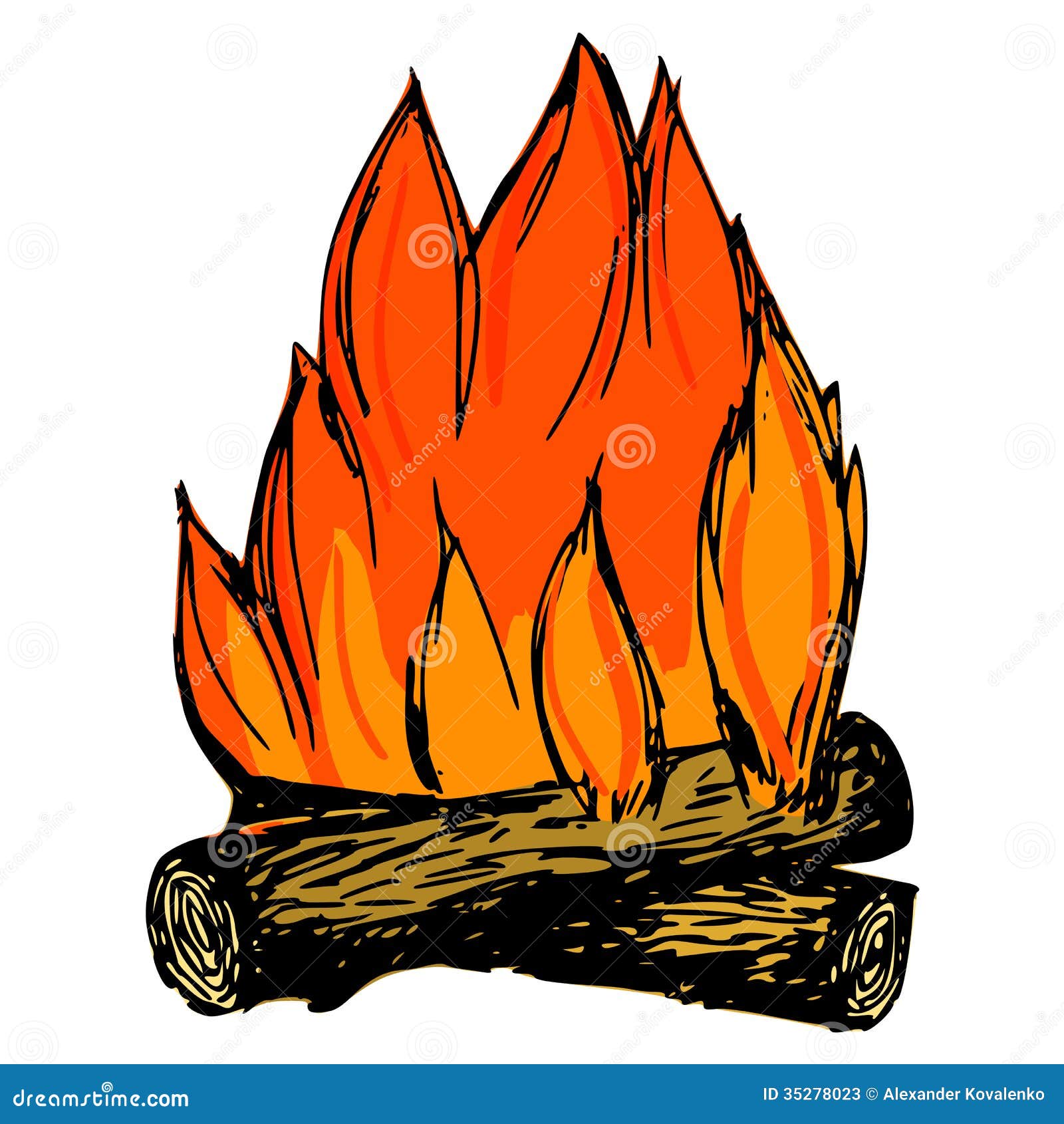 clipart wood fire - photo #18