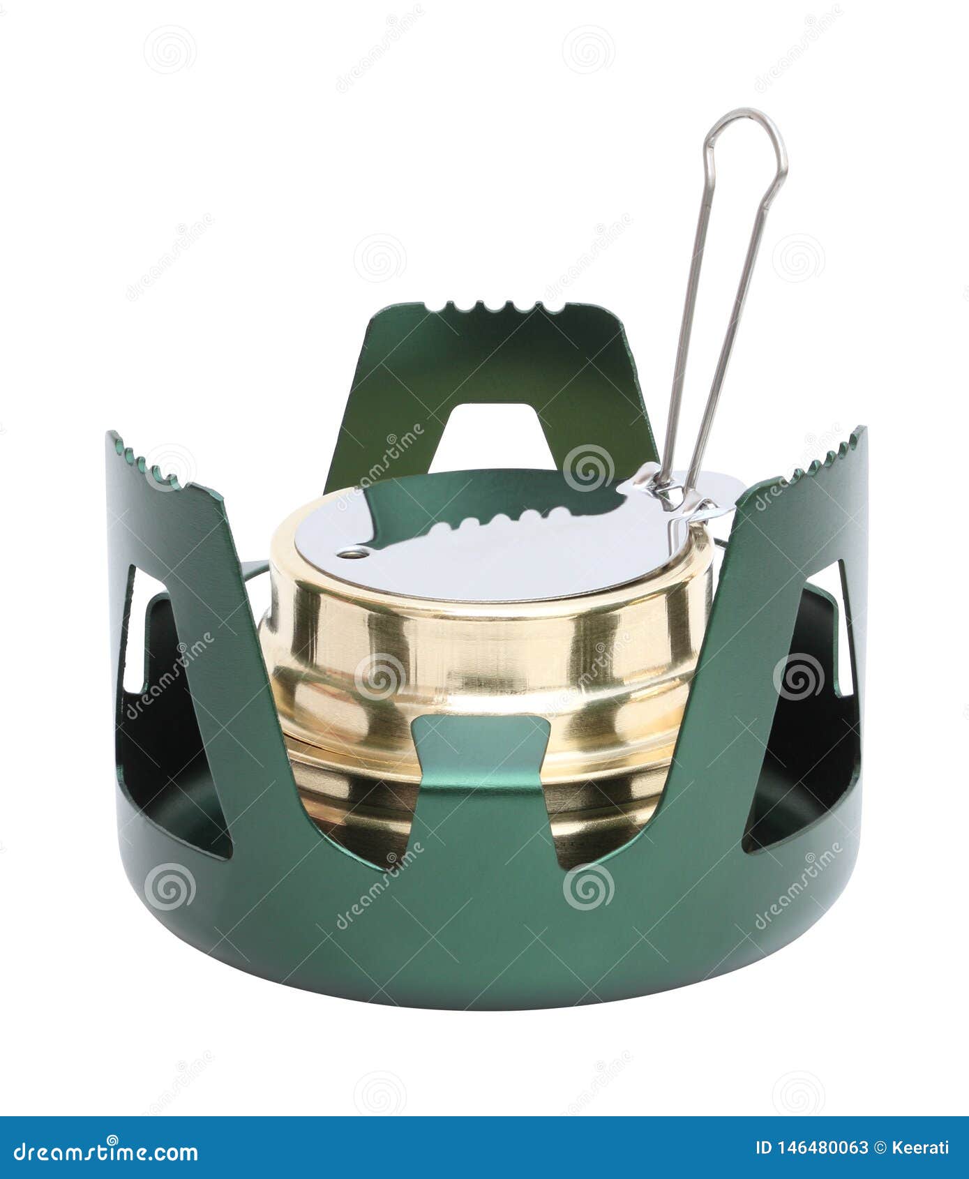 Camping Alcohol Stove And Plate Stock Image Image of fire, burn