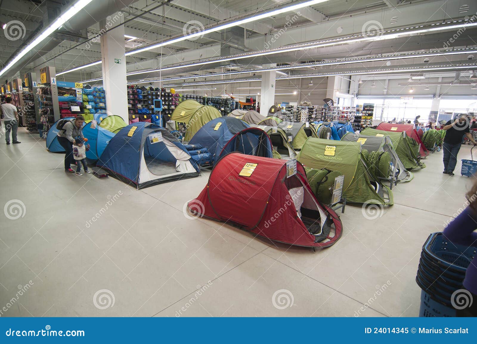 Camping Area In Decathlon Store Editorial Image Image 24014345