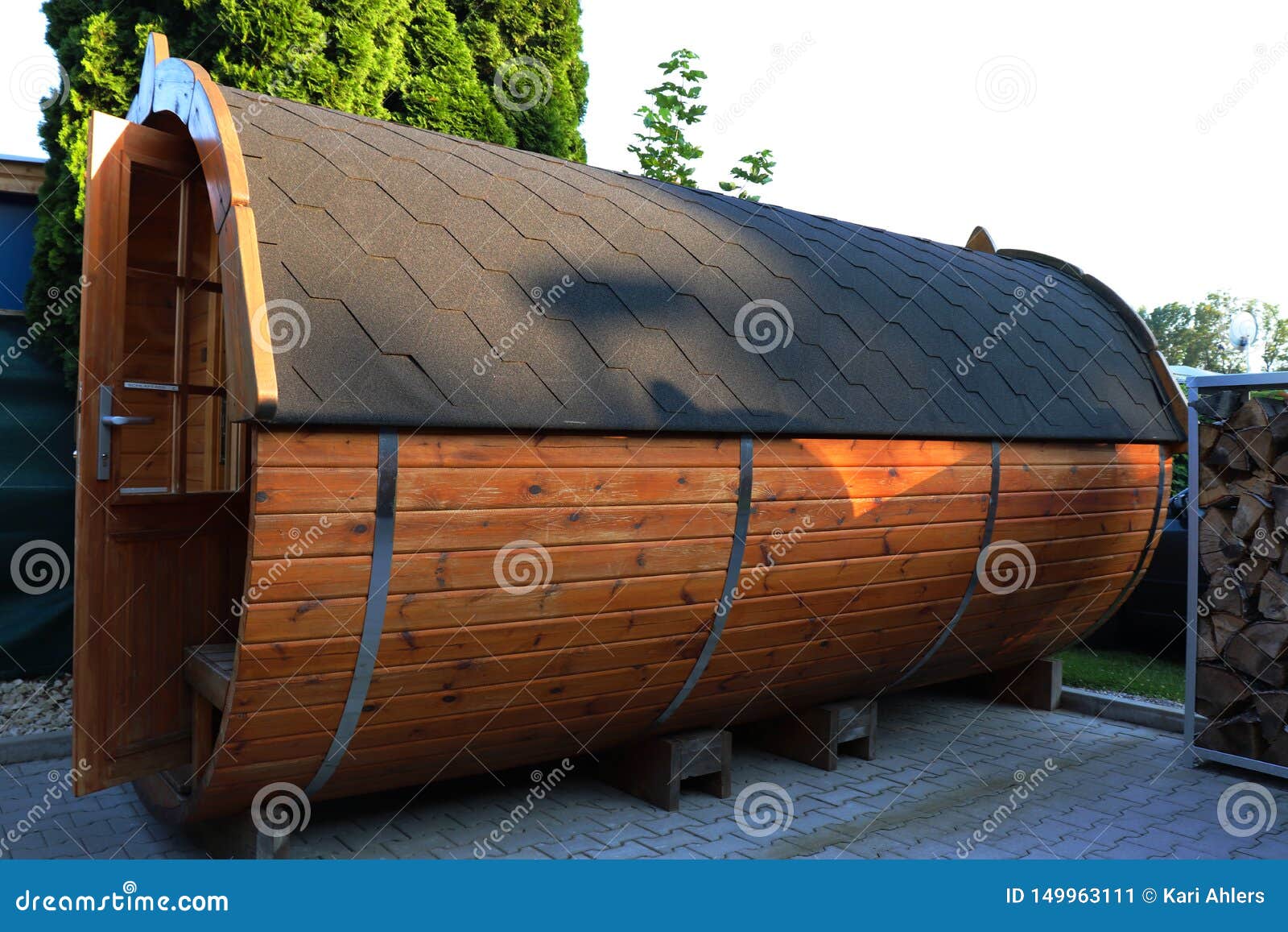 Camping Barrel in Southern Germany Stock Image Image of germany