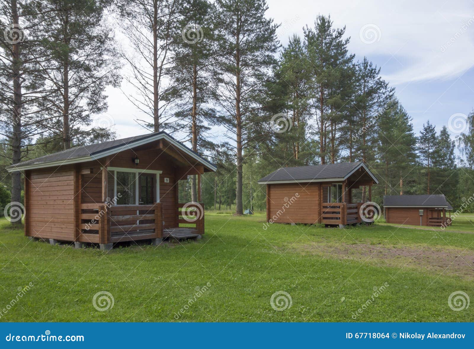 Camping Cabins Stock Photo Image Of Outdoor Needle 67718064