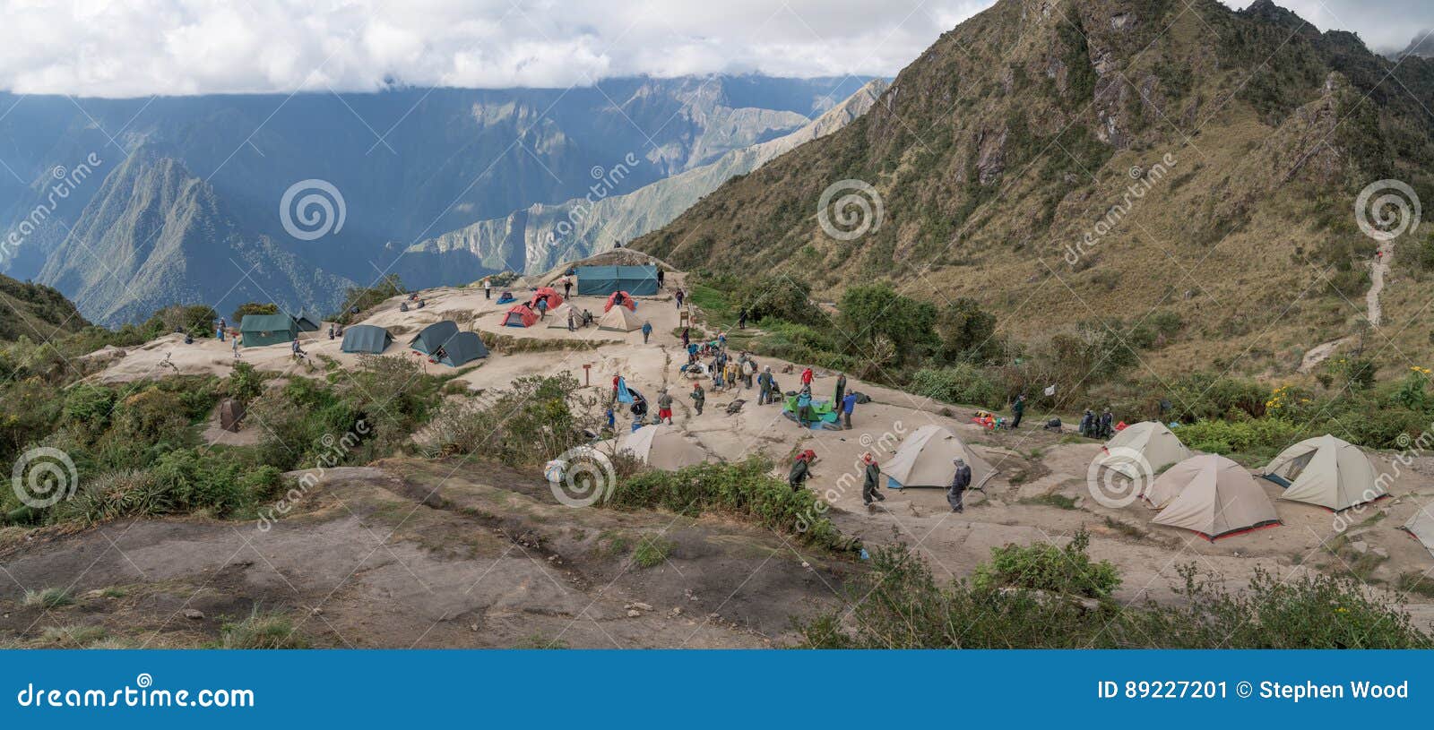 camping on the inca trail