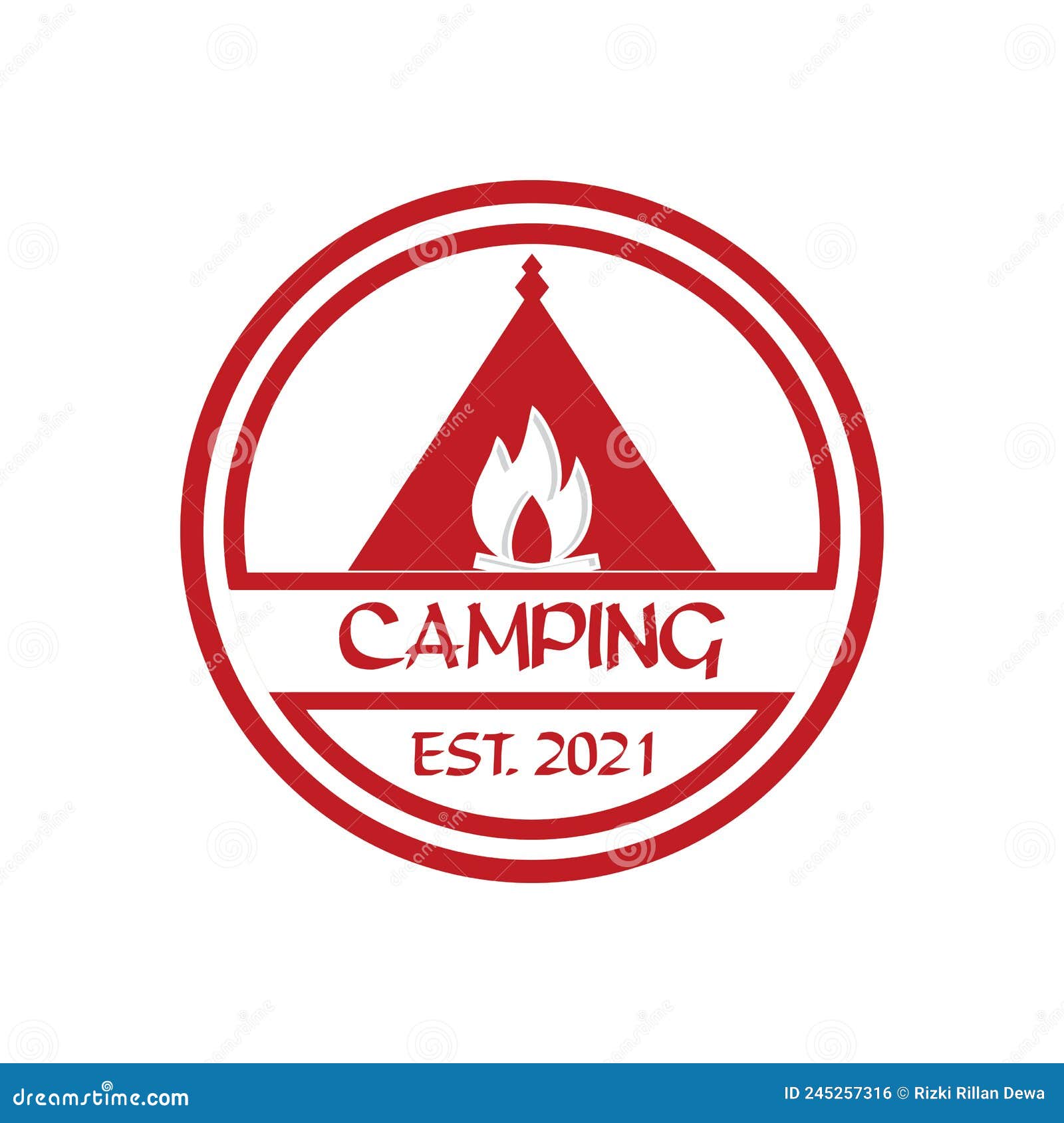 Camping Logo , Adventure Logo Vector Stock Illustration Illustration