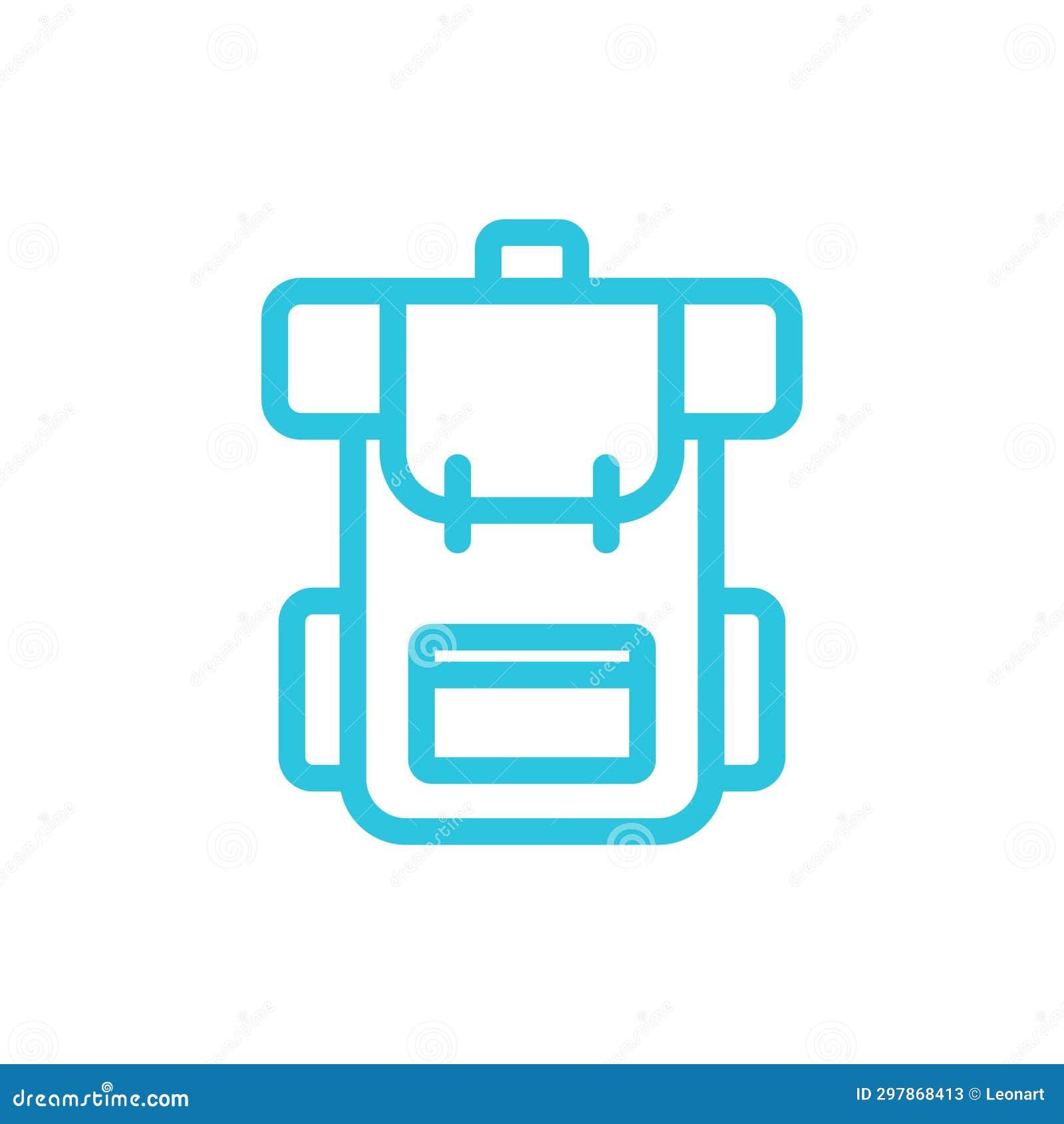 Camping Survival Backpack Icon Stock Illustration Illustration of