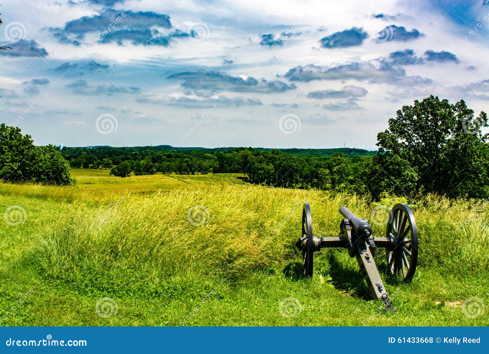 Campo De Batalla De Gettysburg Foto de archivo - Imagen de sentada,  apuntar: 61433668, image size:1600x1157