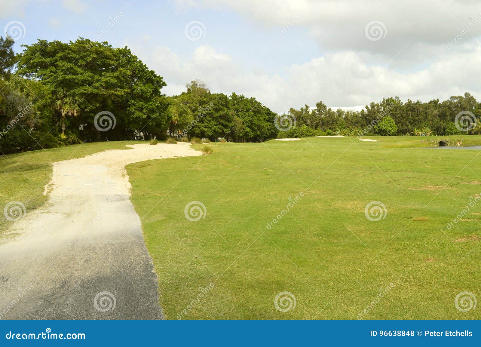Campo De Golfe De Bonaventure County Club Foto de Stock Imagem de