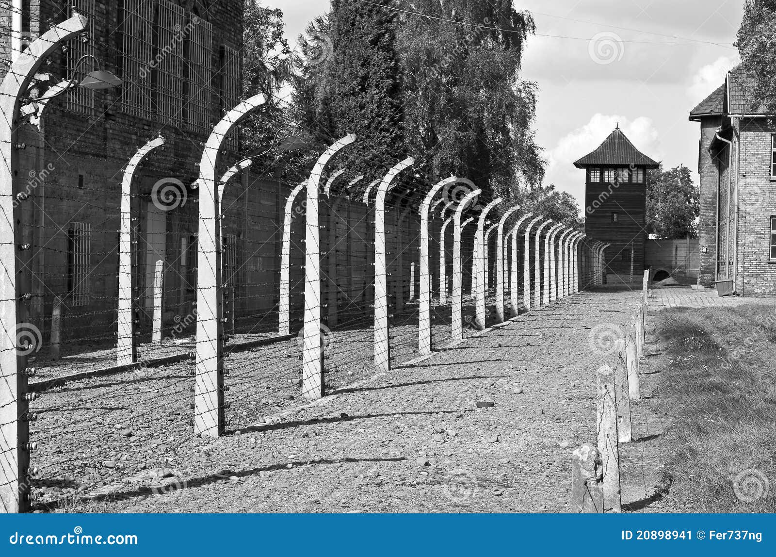 Campo Di Concentramento Di Auschwitz Birkenau. Fotografia ...