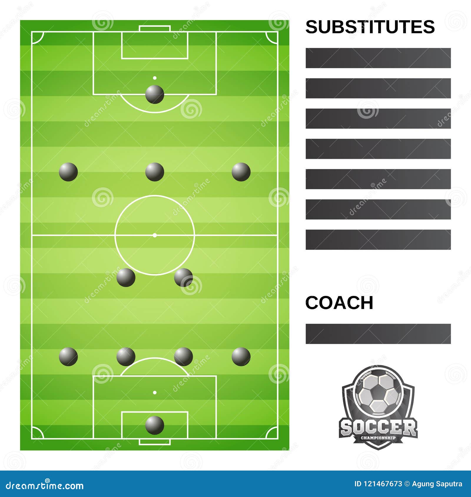 Formação De Jogos De Futebol Ou Futebol. Jogo De Jogadores De Futebol No  Campo De Futebol. Ilustração do Vetor - Ilustração de posicione,  estratégia: 198978592