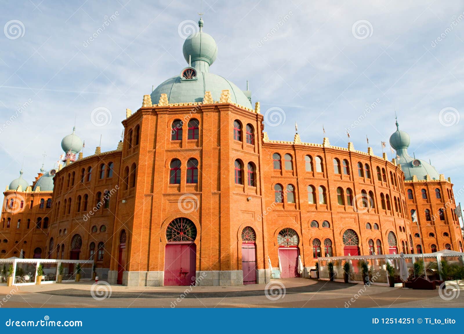 Campo Pequeno stock image. Image of antique, building - 12514251
