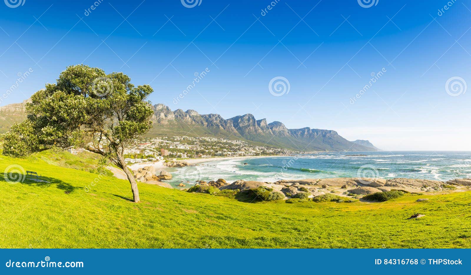 Camps Bay In Cape Town South Africa Stock Photo Image Of Mountain