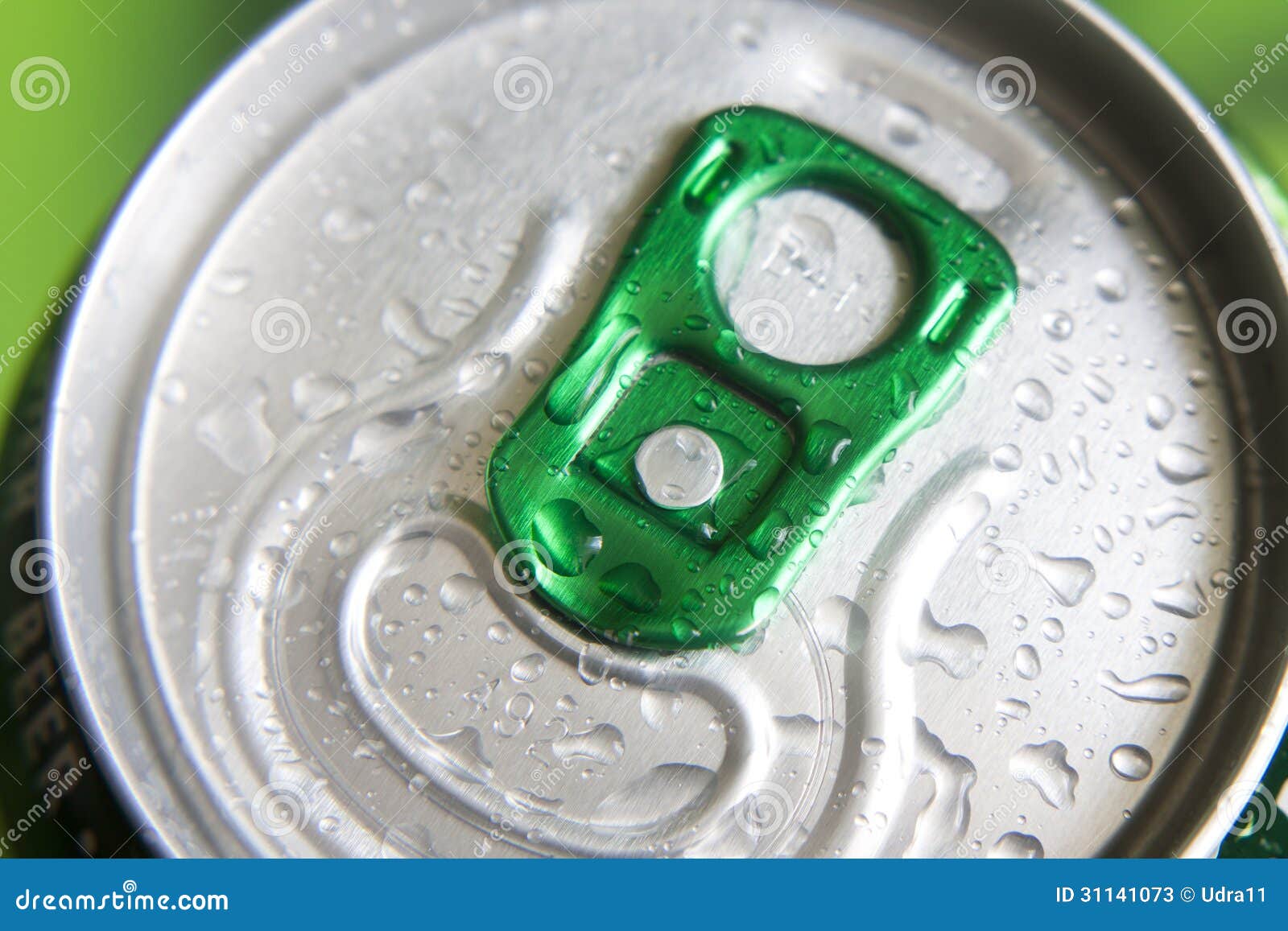 Can of Beer with Water Drop Stock Image Image of metal, aluminium