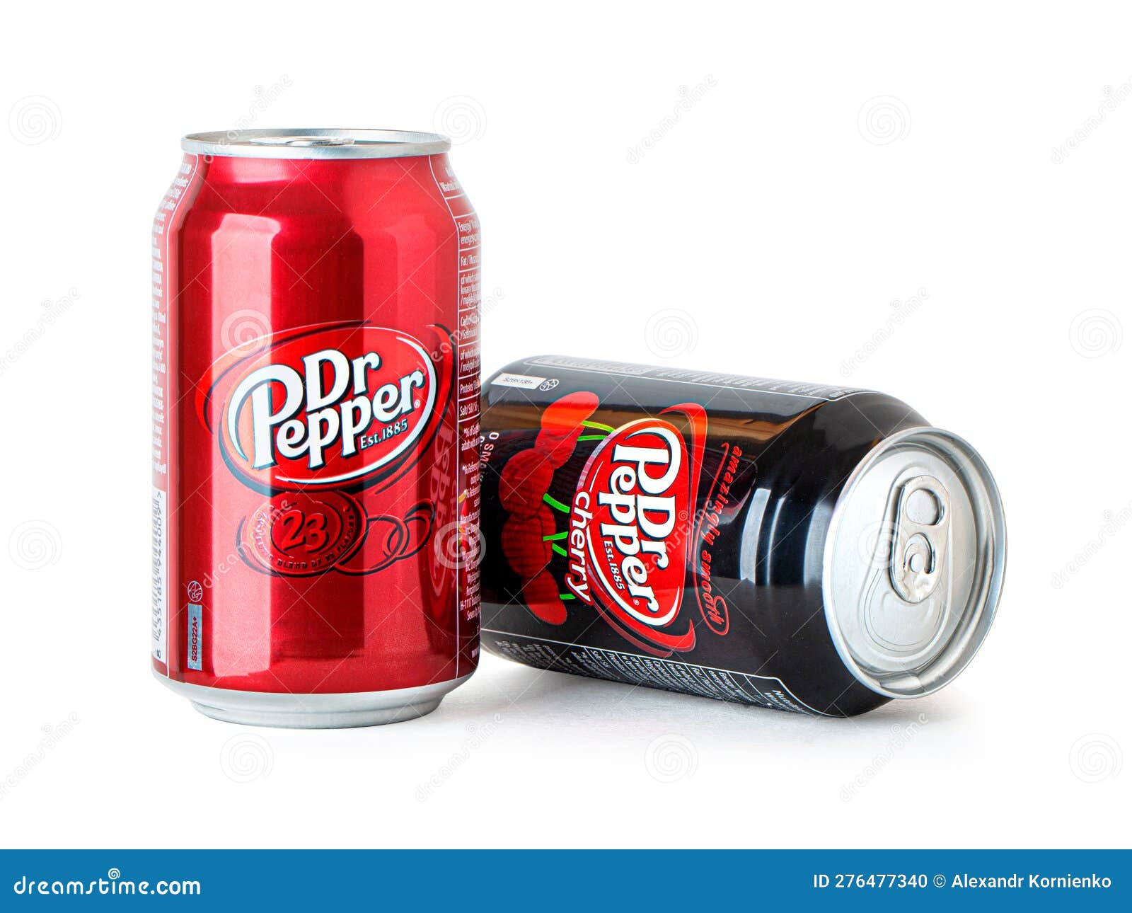 Can of Dr Pepper , Cherry editorial image. Image of popular - 276477340