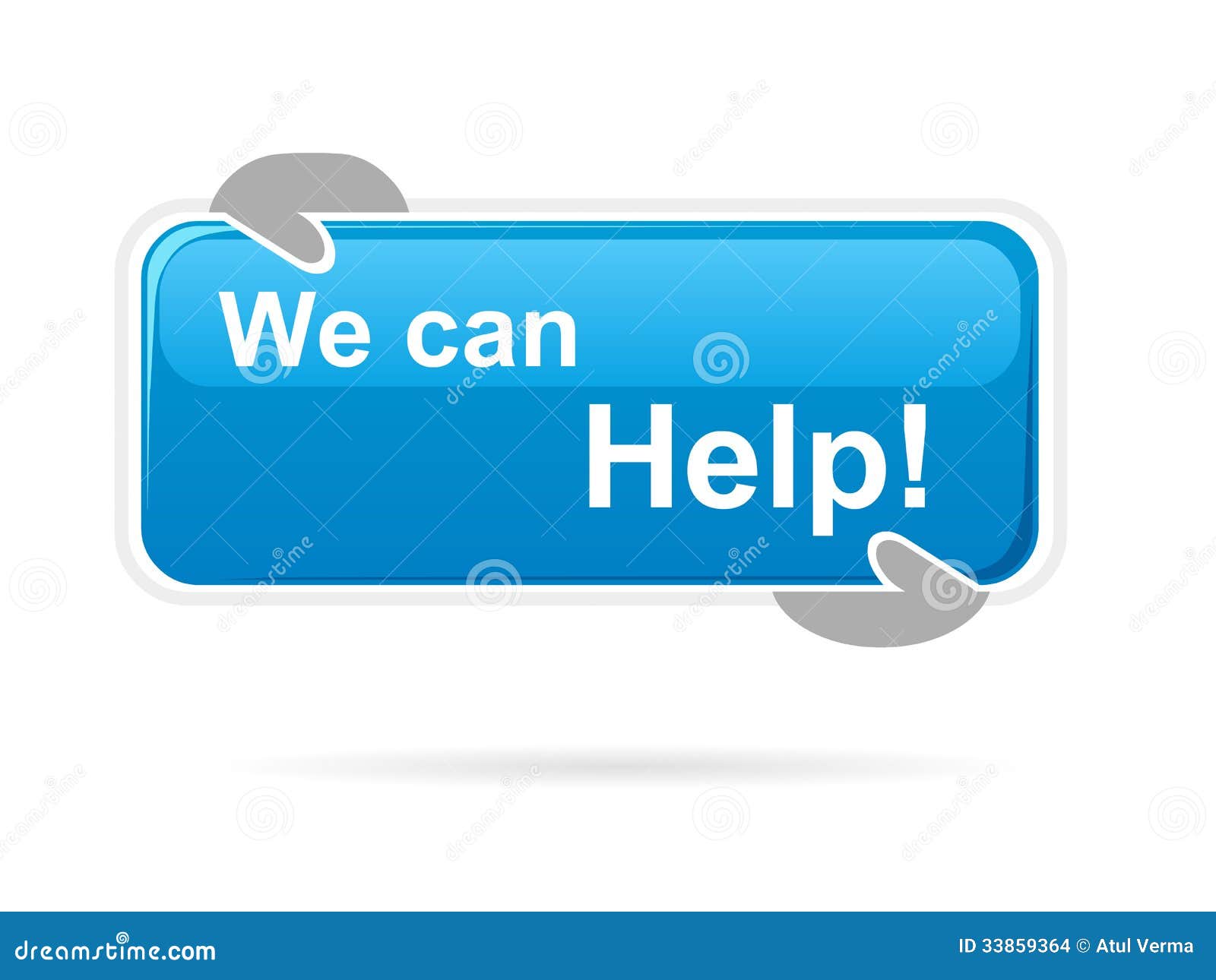 We can help message board stock vector. Illustration of effort 33859364