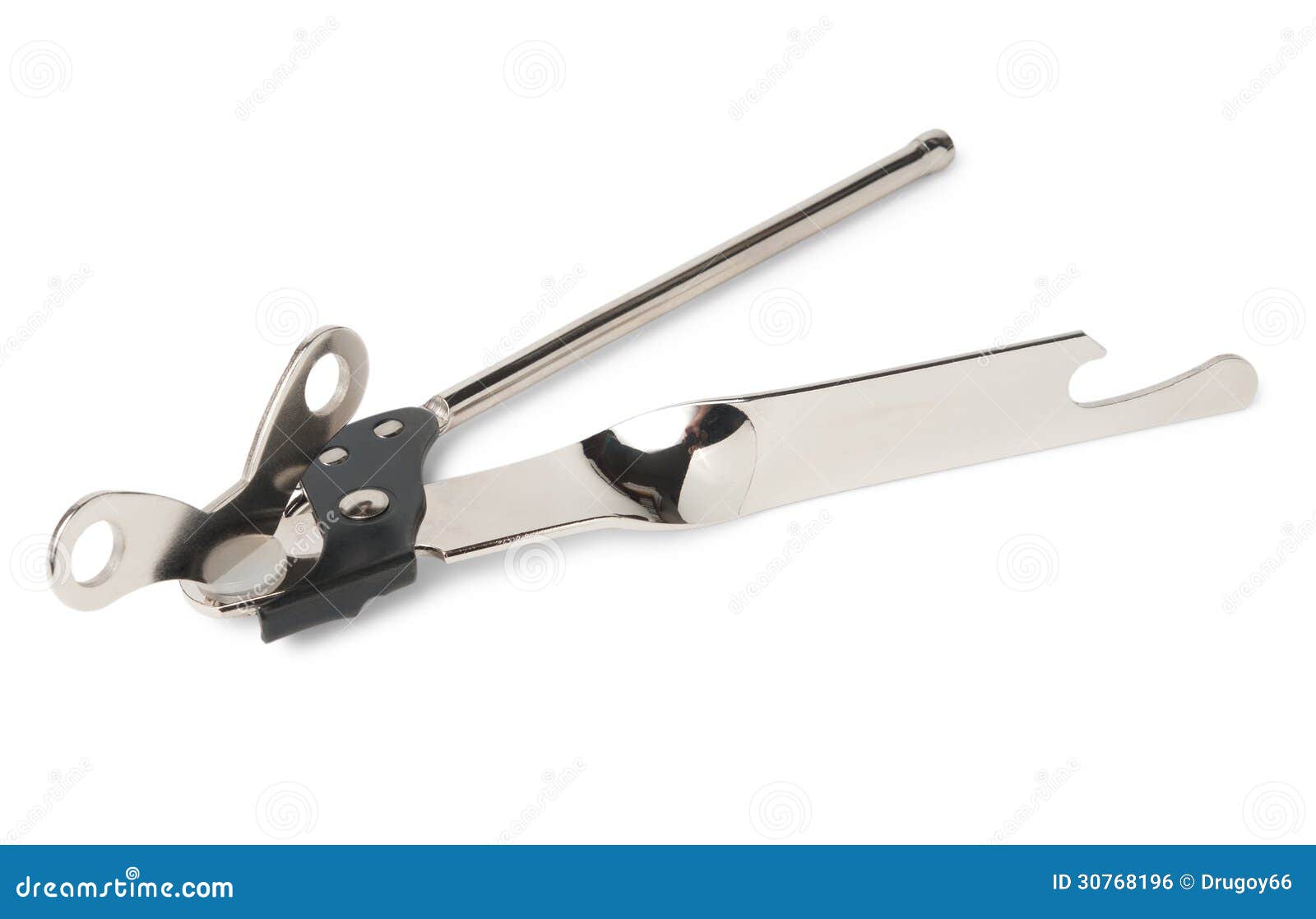 Can opener with cap lifter stock photo. Image of tinopener 30768196