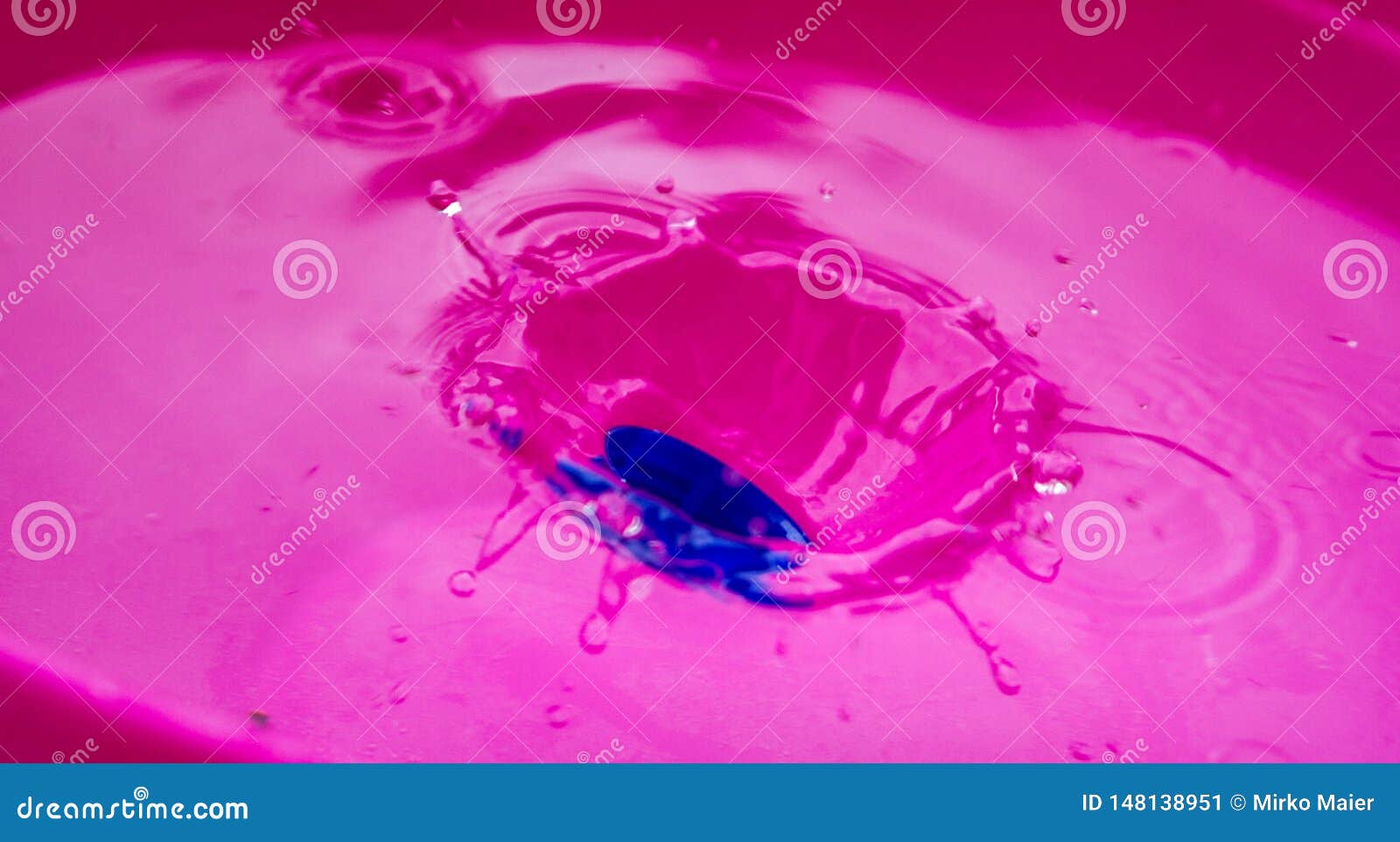 Can Plastic Bottle Falling into the Water Spraying Stock Image Image
