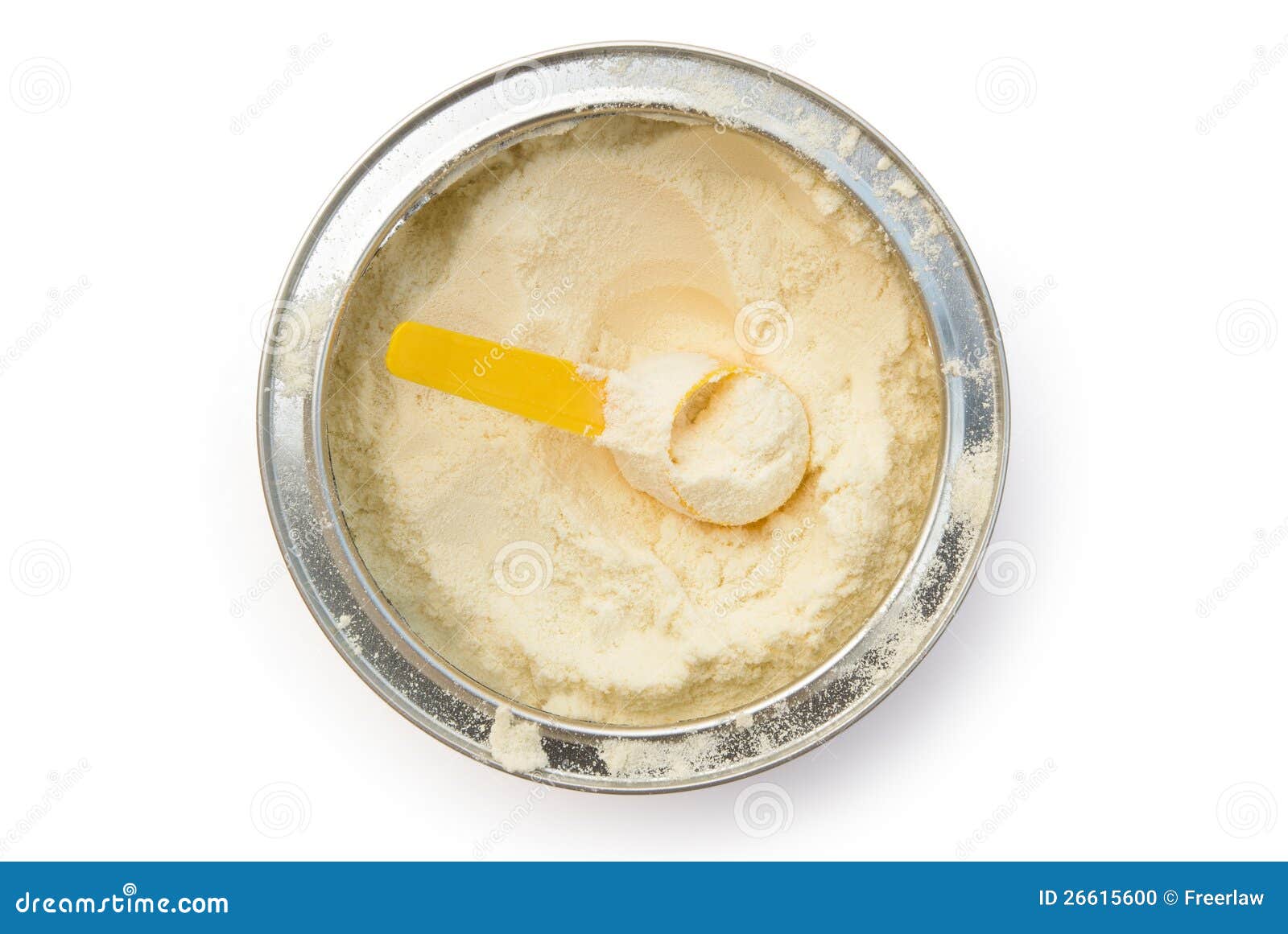 Can of powdered milk stock photo. Image of granular, heap 26615600
