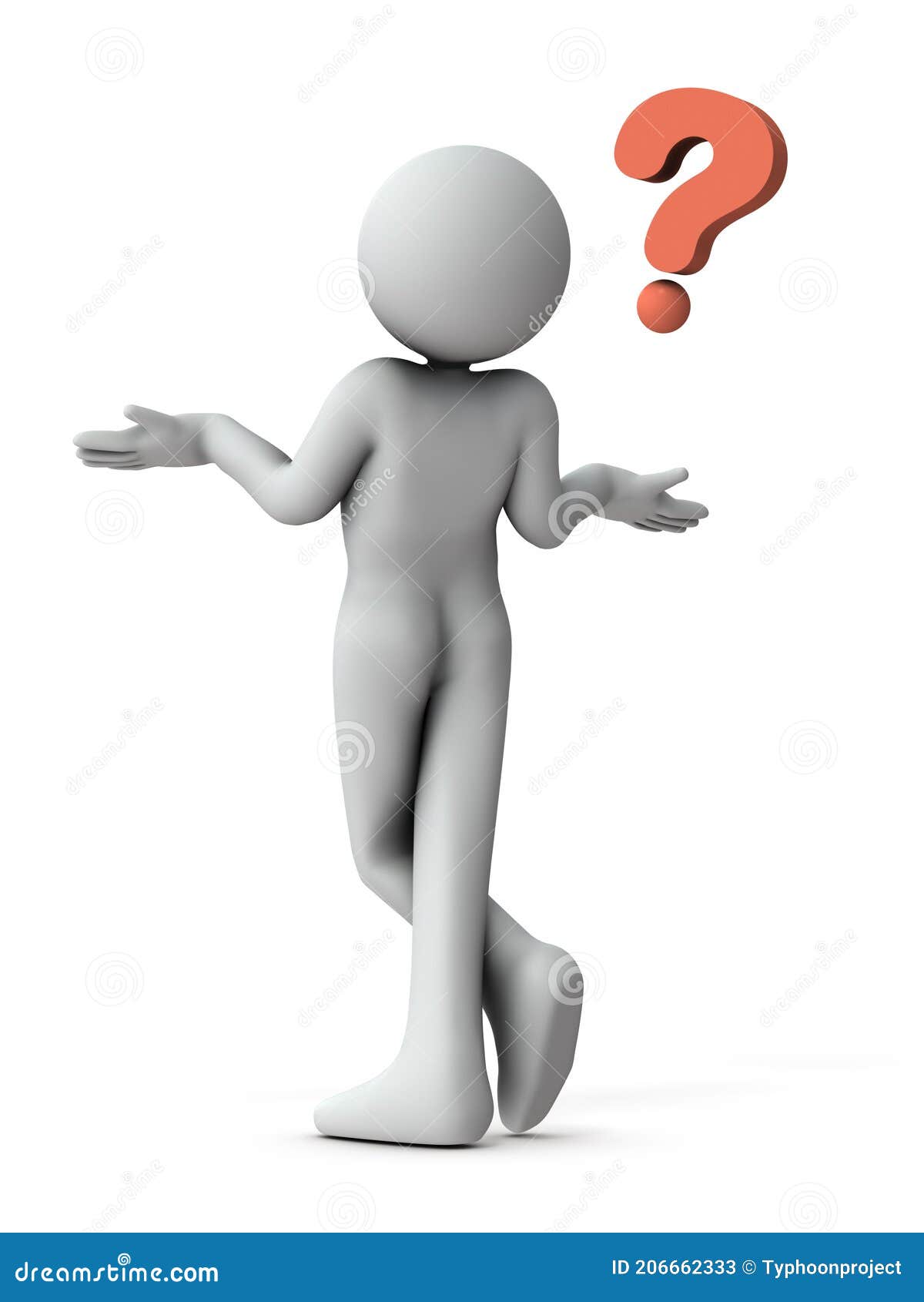He Can`t Answer Difficult Questions. he is Funny. Question Mark Stock  Illustration - Illustration of mystery, quiz: 206662333