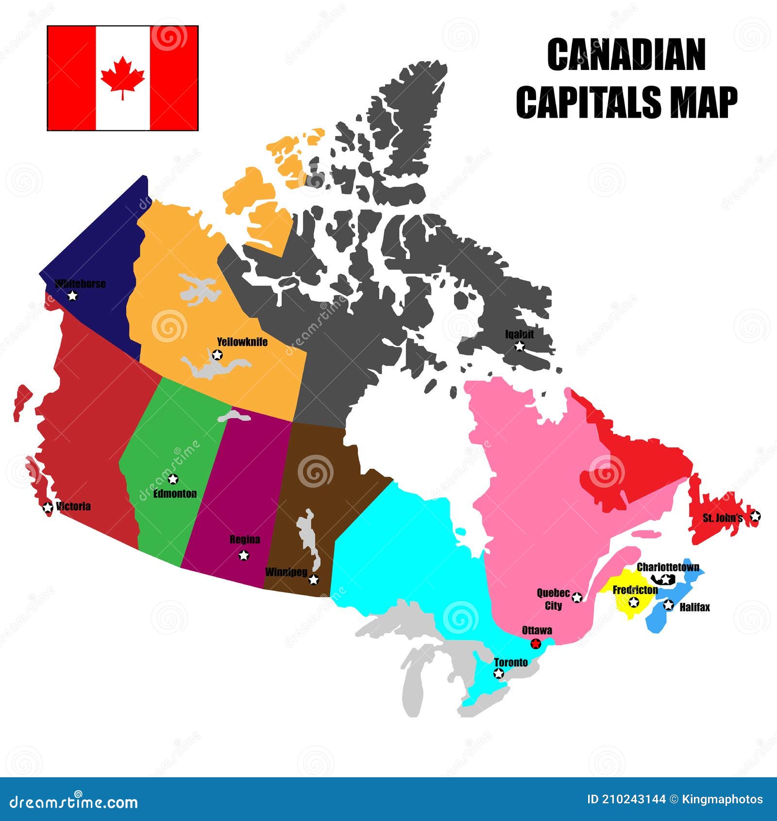 canada provinces and capitals list