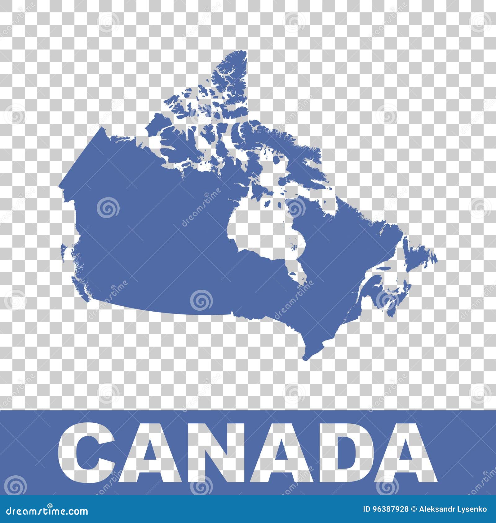 Canada map. Flat vector stock vector. Illustration of flag - 96387928