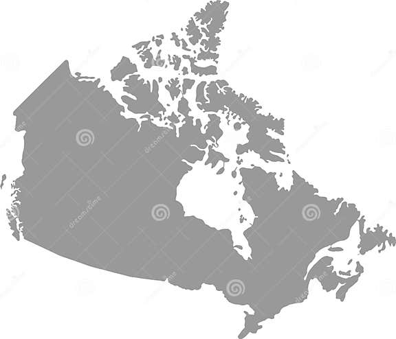 Canada Map on Png or Transparent Background,Symbols of Canada .vector