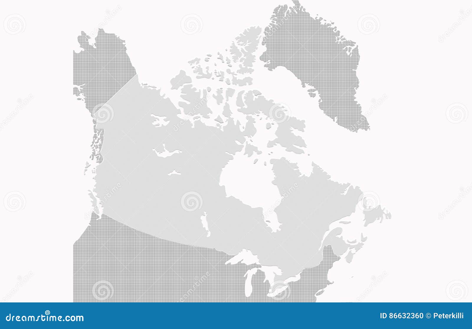 Canada US greenland map stock illustration. Illustration of america