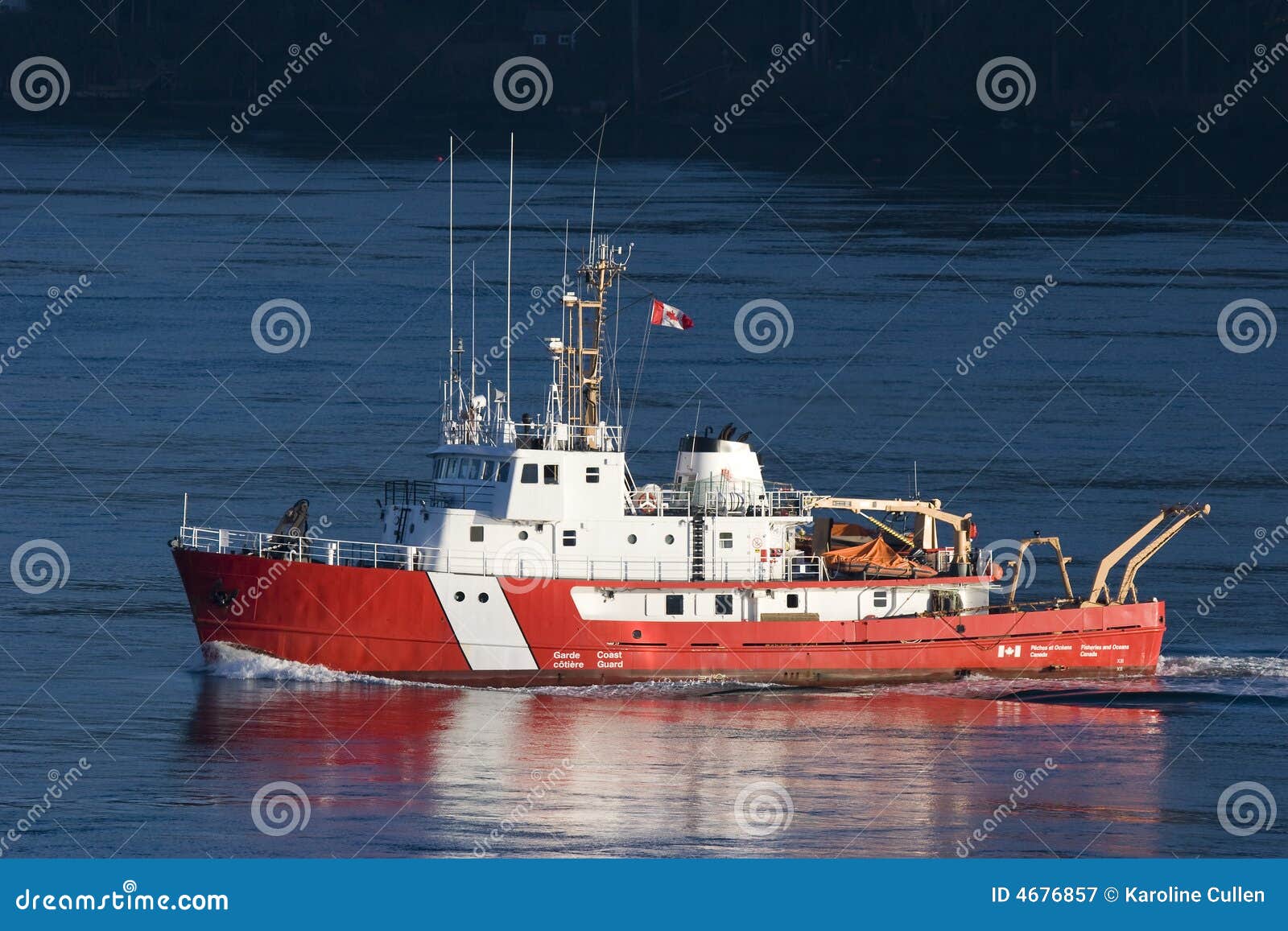 Canadian Coast Guard Vessel Stock Image Image of oceans, government