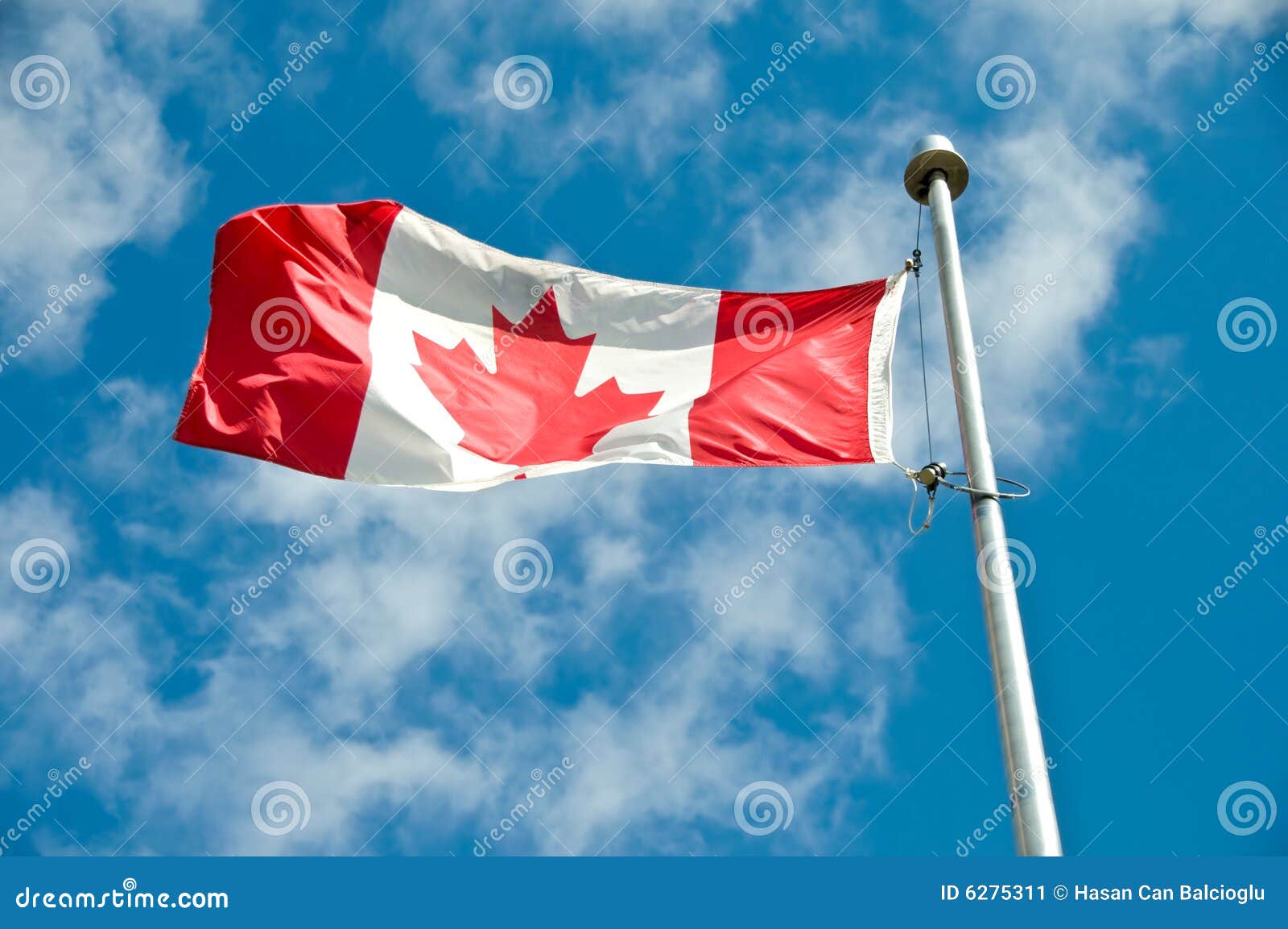 Canadian flag stock image. Image of national, white, blue 6275311