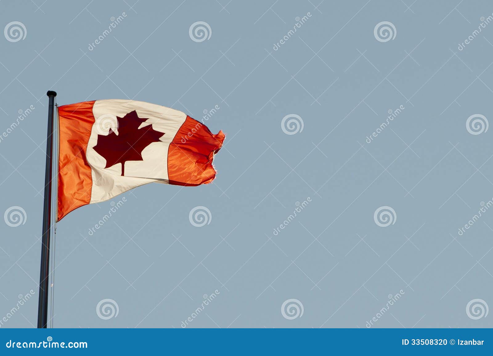 Canadian Flag stock photo. Image of folds, textile, closeup 33508320