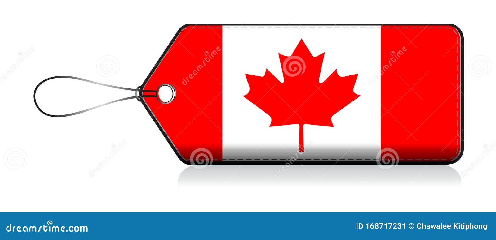 Canadian Flag Label, Made in Canada Stock Vector Illustration of zaiexcl, percentage 168717231
