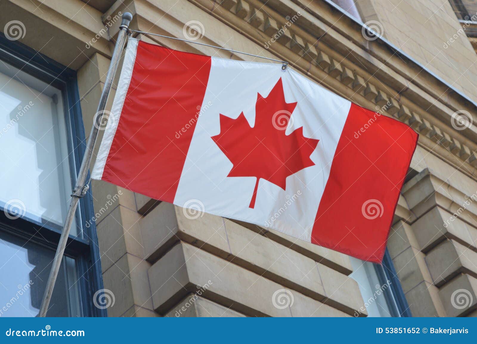 Canadian flag in Ottawa stock photo. Image of ottawa 53851652