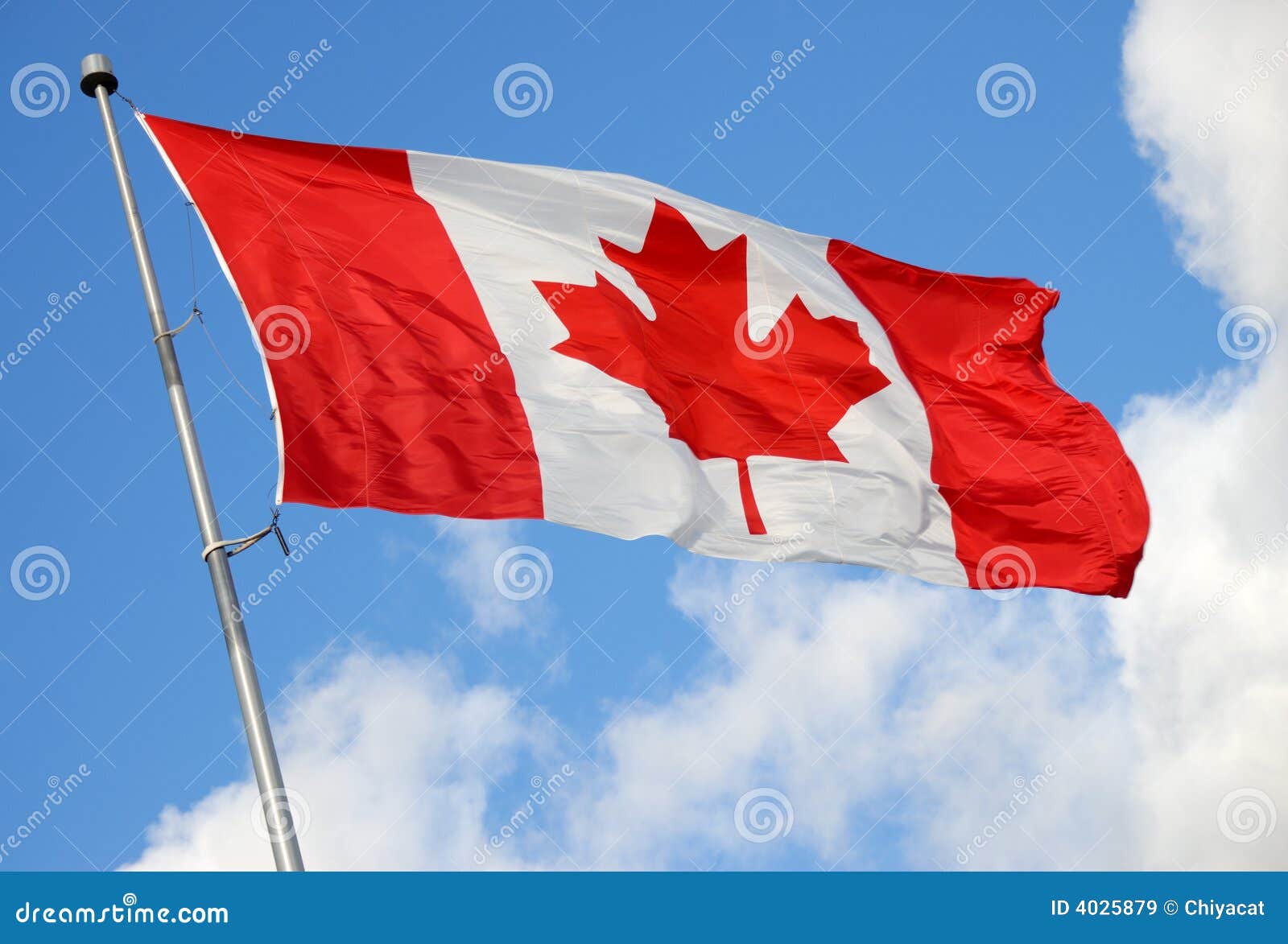 Canadian Flag Series stock image. Image of horizontal 4025879