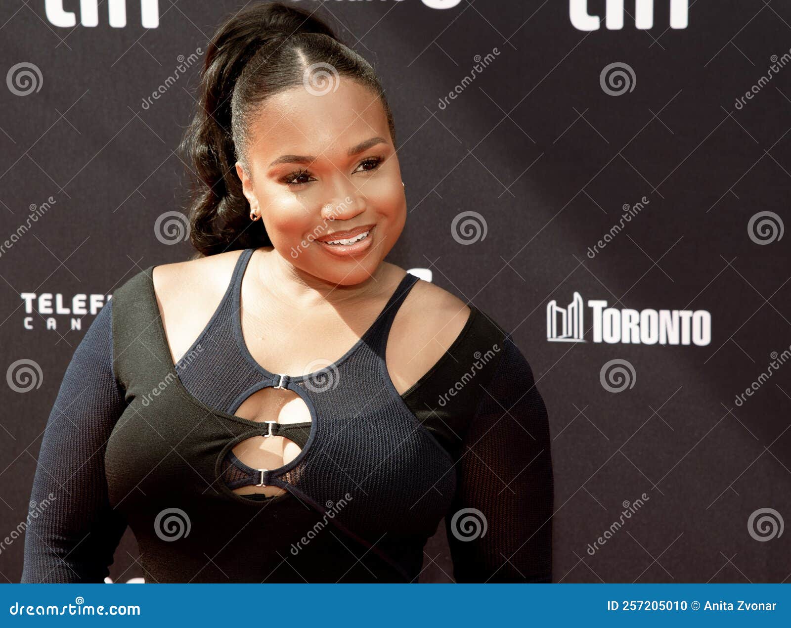 Canadian Kayla Grey At Black Ice Movie Premiere In Toronto At Tiff 2022 Editorial Image Image