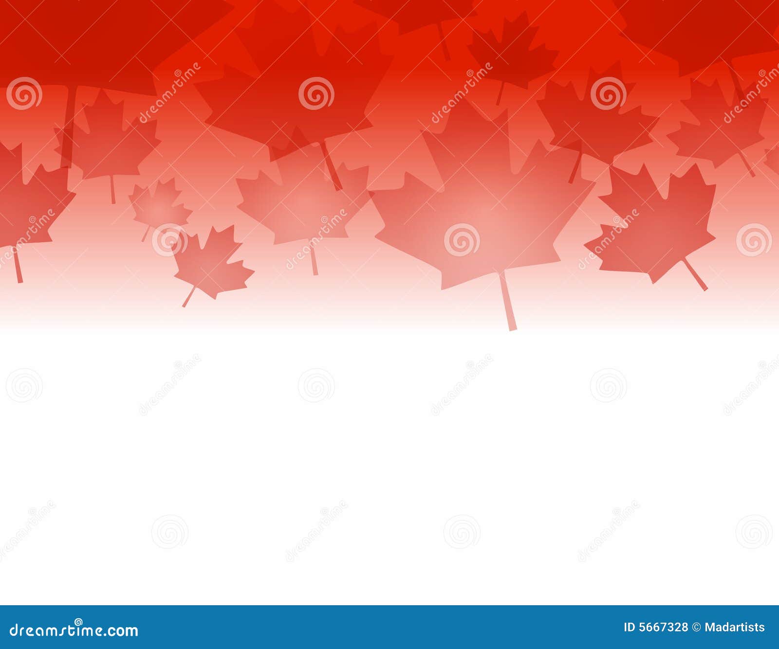 Canadian Maple Leaf Border stock illustration. Illustration of canada ...