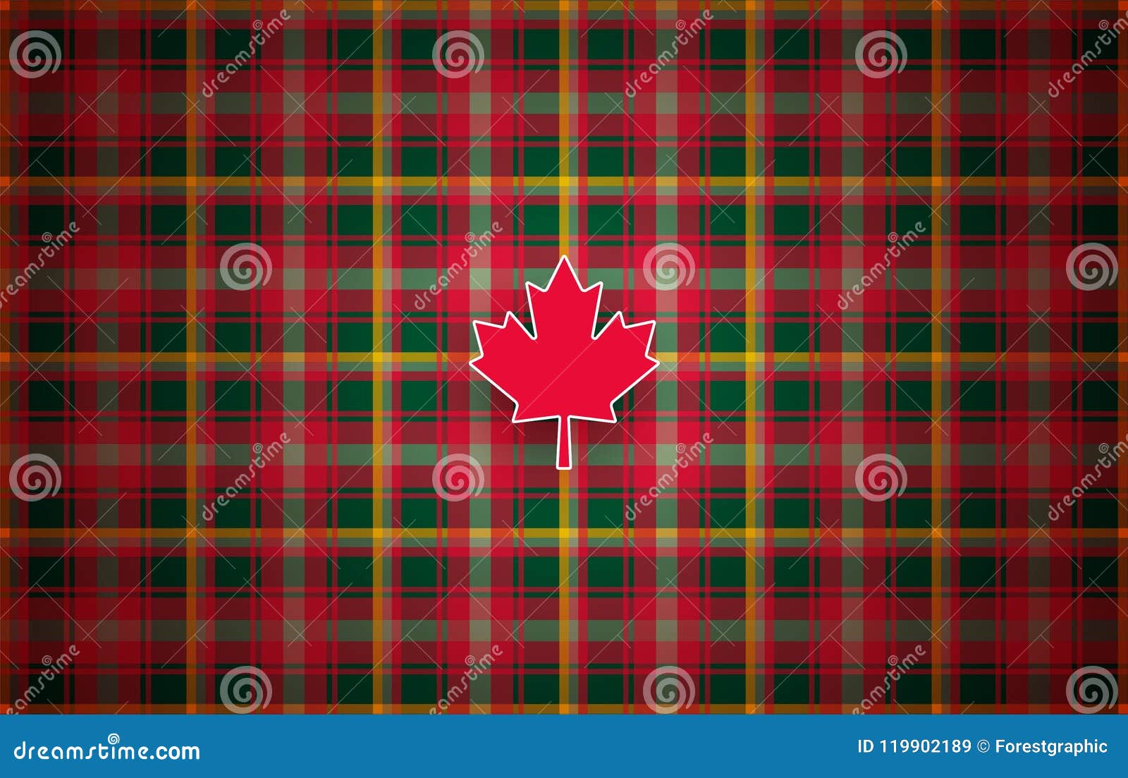 Canadian Maple Leaf Tartan Abstract Modern Background For Canada Stock ...