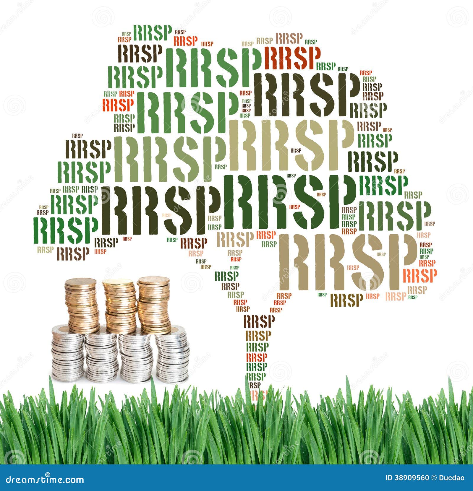 Canadian Registered Retirement Savings Plan Concept Stock Photo ... Canadian Registered Retirement Savings Plan Concept Stock Photo ...