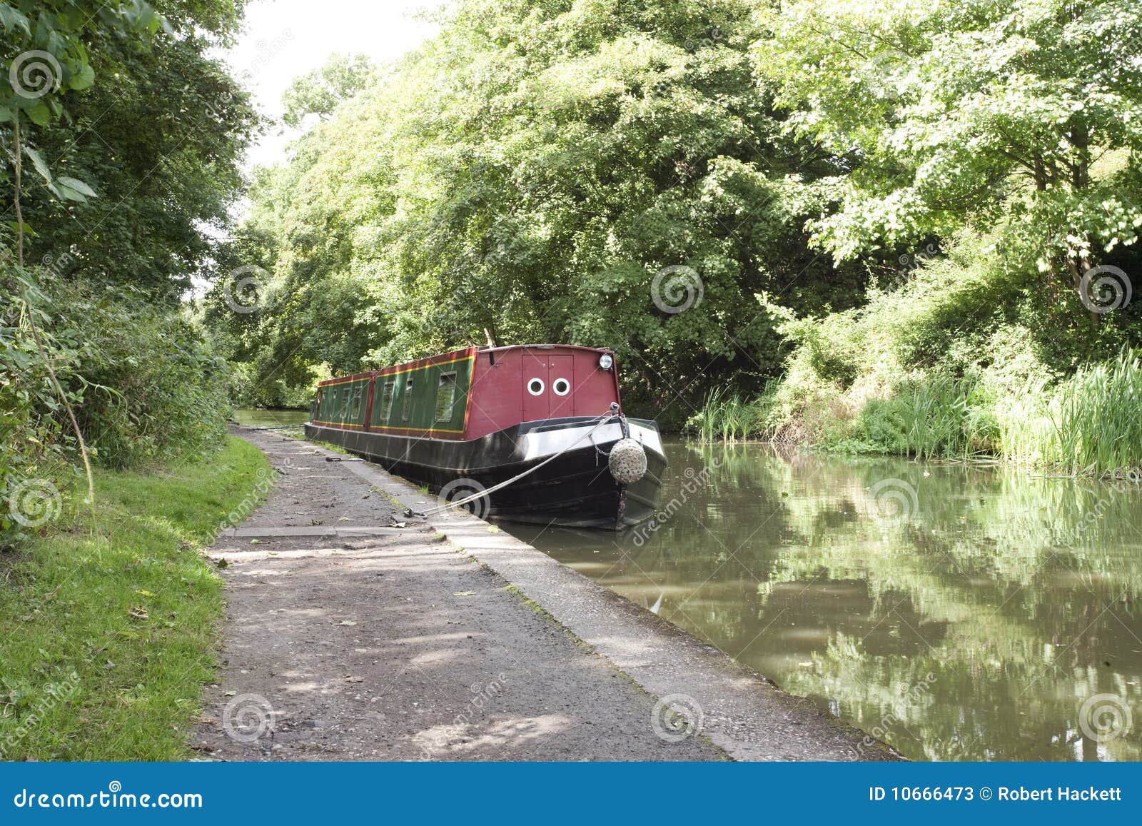 Canal Boat Stock Photography 27148514